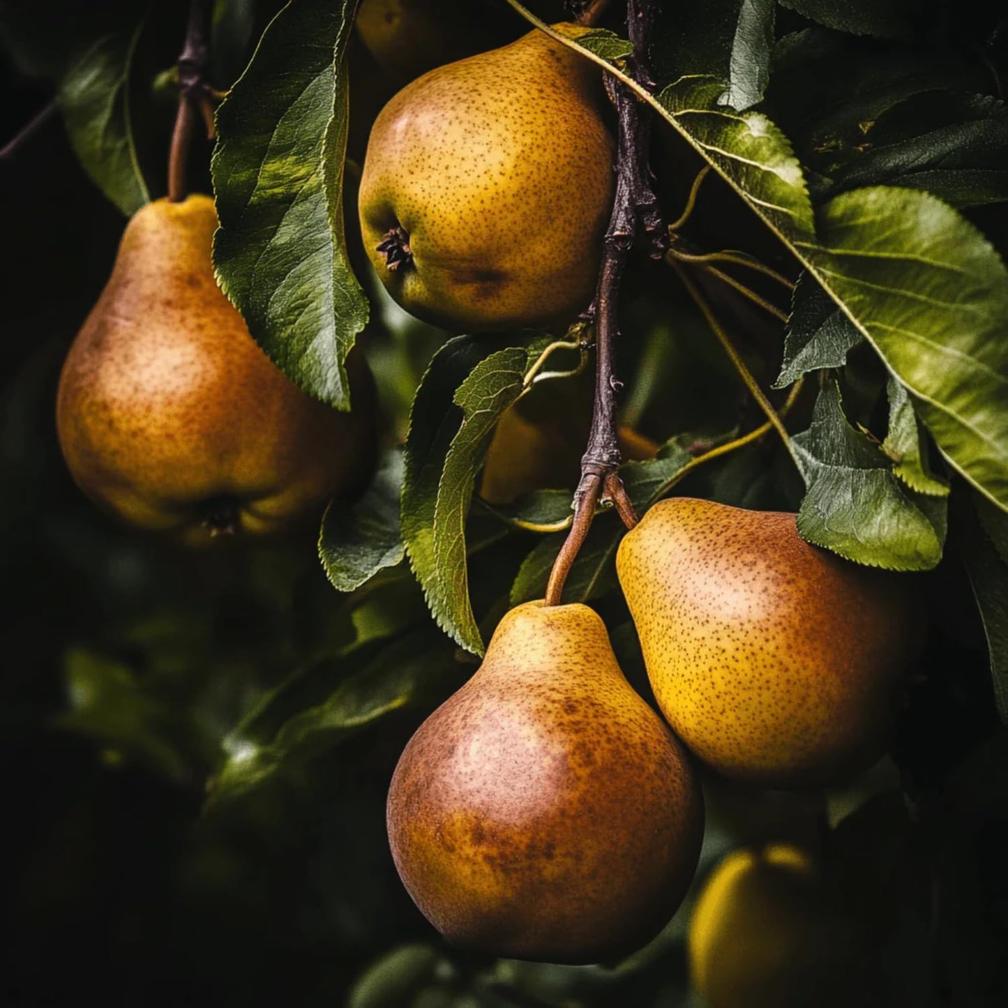 9 Months Old Pear Tree Live Plant for Spring Planting, Yellow Green Pears 8-10 Inches in Tall, No Pot, Dormant in Winter, No Leaf, Cold Hardy Pear Home Orchard Yard