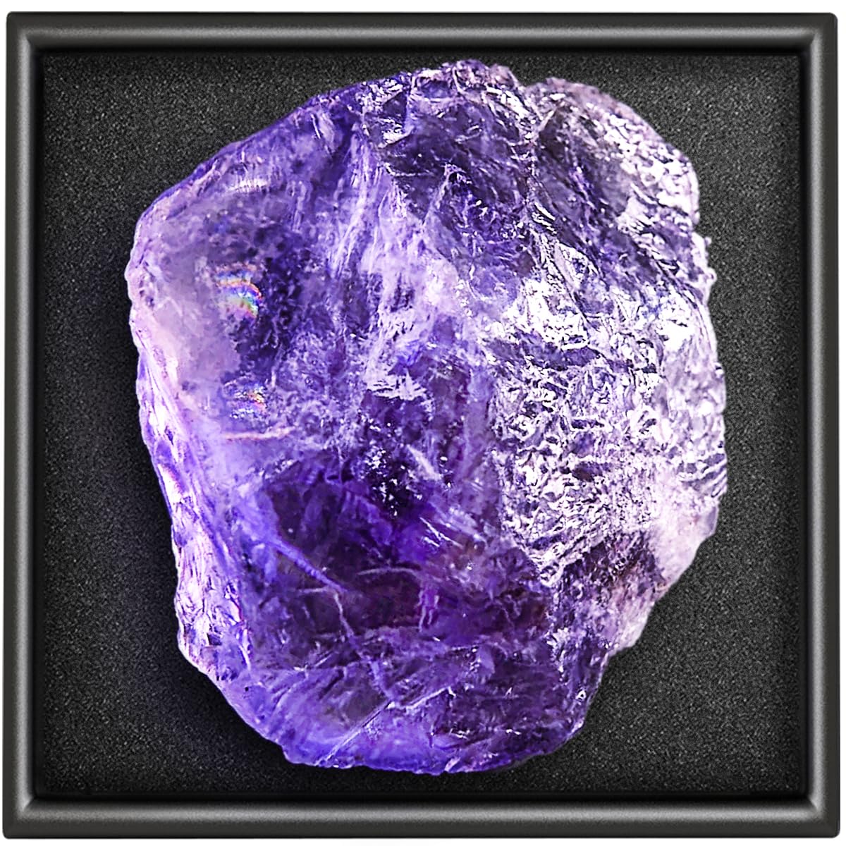 AOVILA Amethyst Natural Raw Crystals, Birthday Gifts for Women-Large 1.6-2" Rough Stones Crystal for Wicca Reiki Crystal Healing,Positive Energy, Unique Gifts for mom sisiter Men