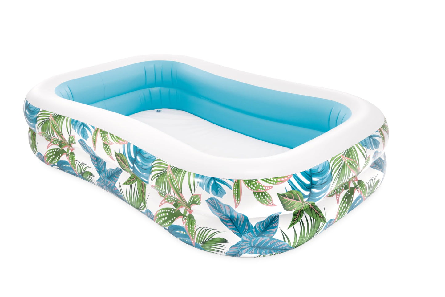 INTEX 57177EP Tropical Swim Center Inflatable Family Pool: 159 Gallon Capacity – 90" x 60" x 19"