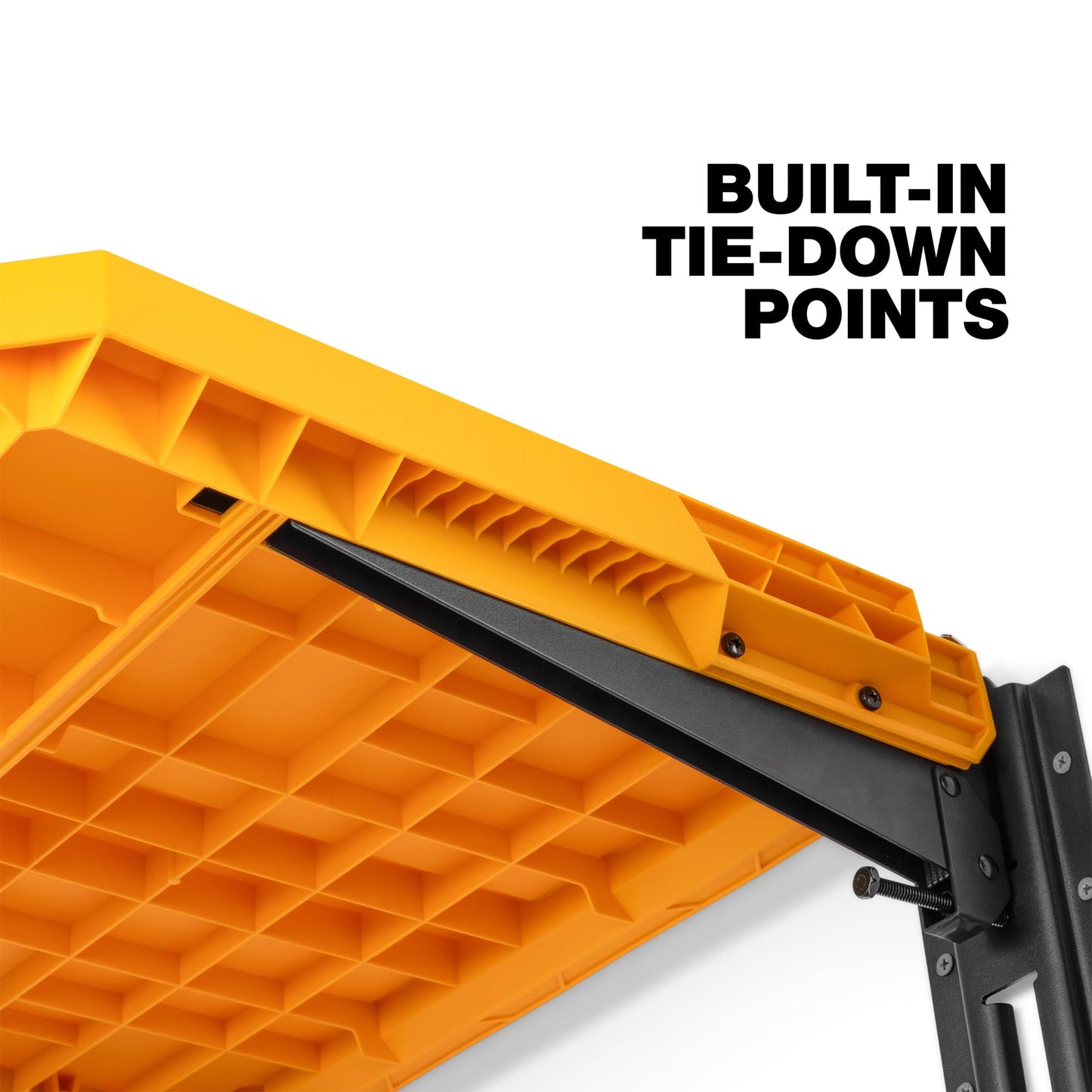 ToughBuilt 2-Shelf Storage, Wall Mounted Garage Organizer Shelves, StackTech System