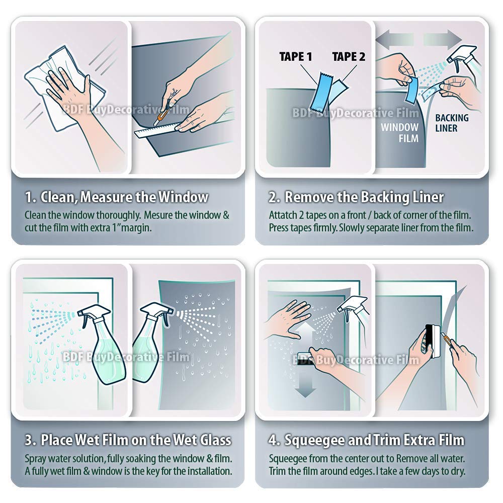 Privacy Residential/Commercial Window Film Chrom N05 (36in X 50ft)