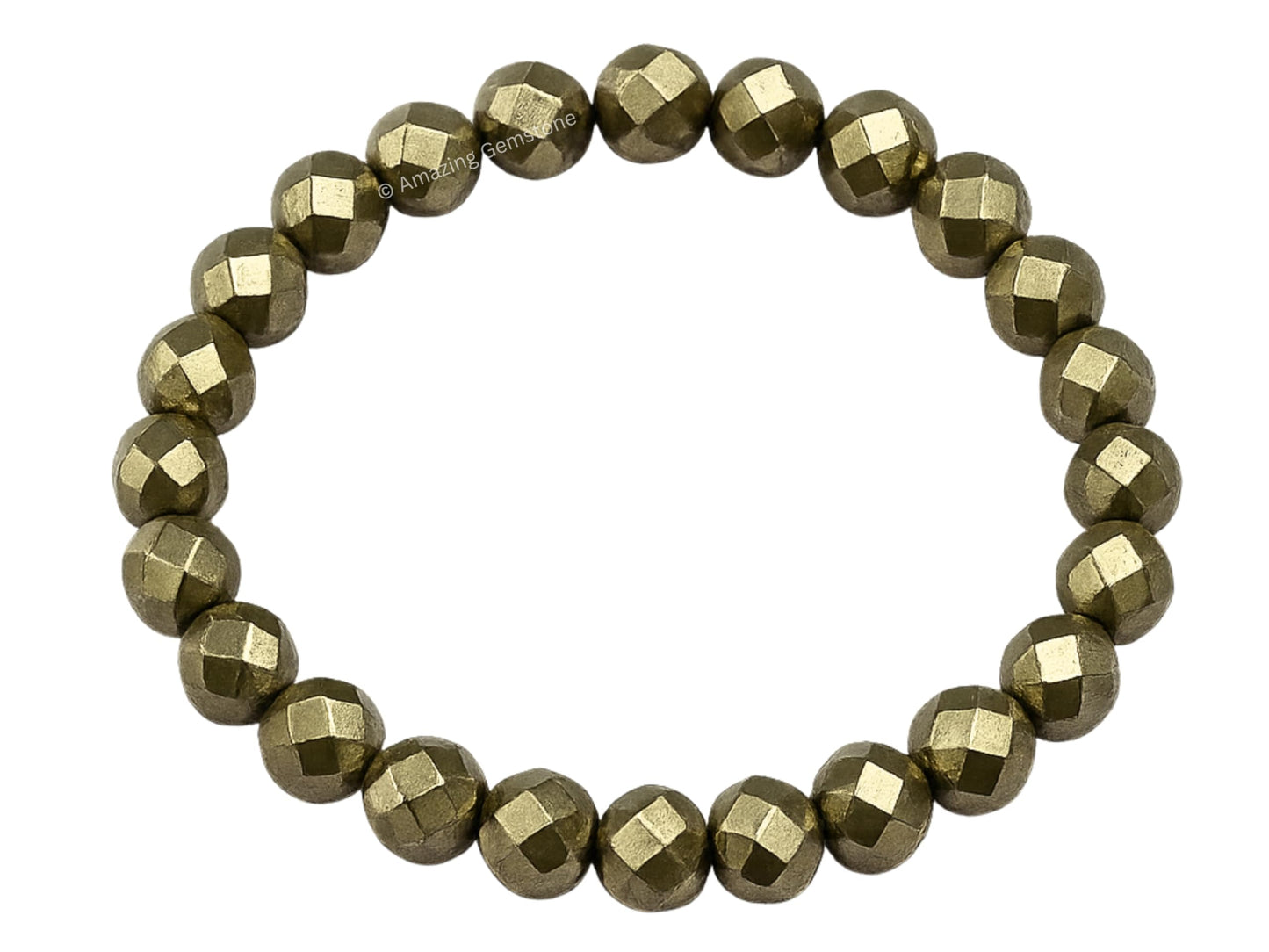 Amazing Gemstone Pyrite Bracelet for Women - Chakra Mens Bracelet Protection Crystals and Healing Stones - Blessing Bracelet Spiritual Meditation Gift Christmas Stocking Stuffers