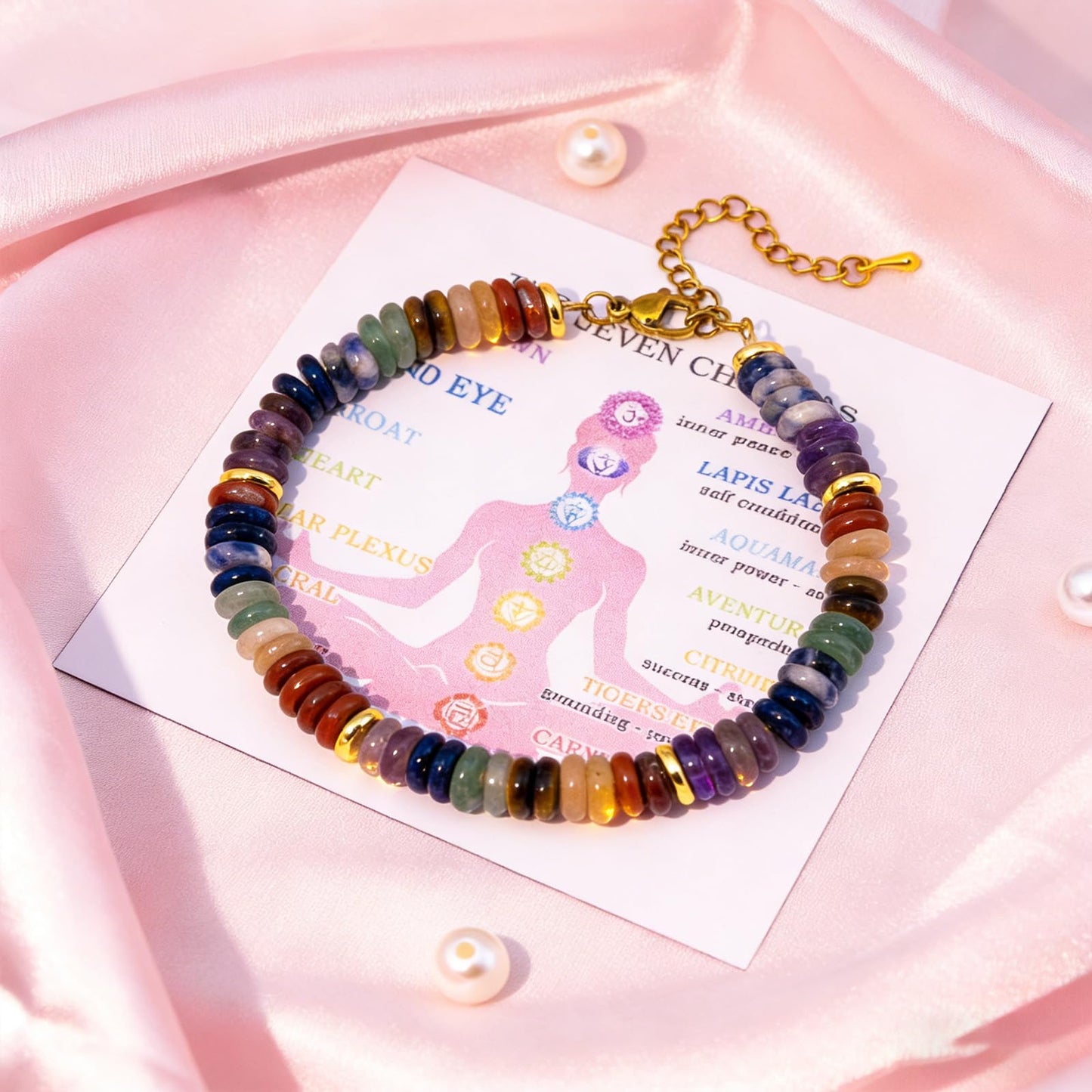 igvean Healing Crystals Chakra Bracelets Healing Gifts for Women Spiritual Gifts Anxiety Bracelet for Women Birthday Gift Ideas Mothers Day Christmas Gift for Best Friend Mom Daughter Coworker