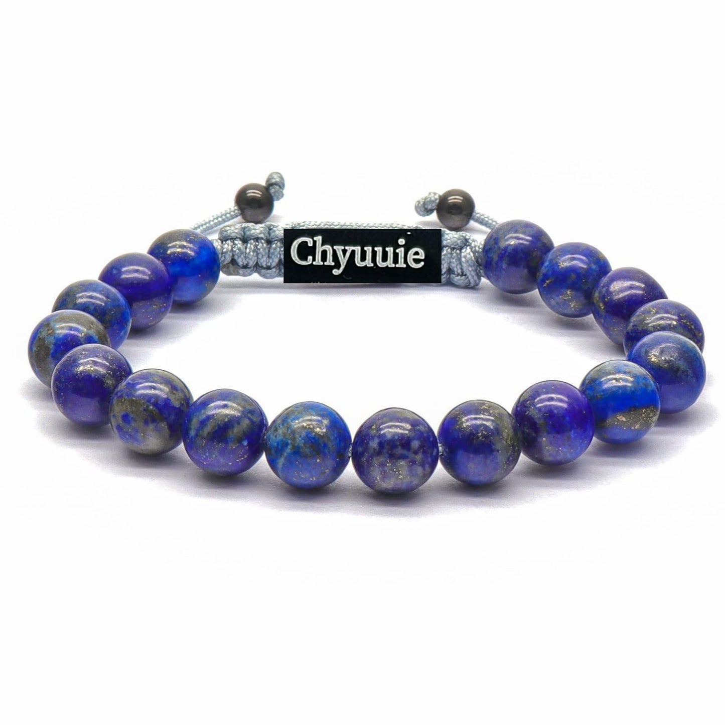 Protection Bracelets for Men Women Lapis Lazuli Healing Bracelets Handmade 10mm Beads Chakra Energy Bracelet Pulseras Para Hombres Adjustable Bracelet Crystal Jewelry Calming Anxiety Stress Relief Gifts