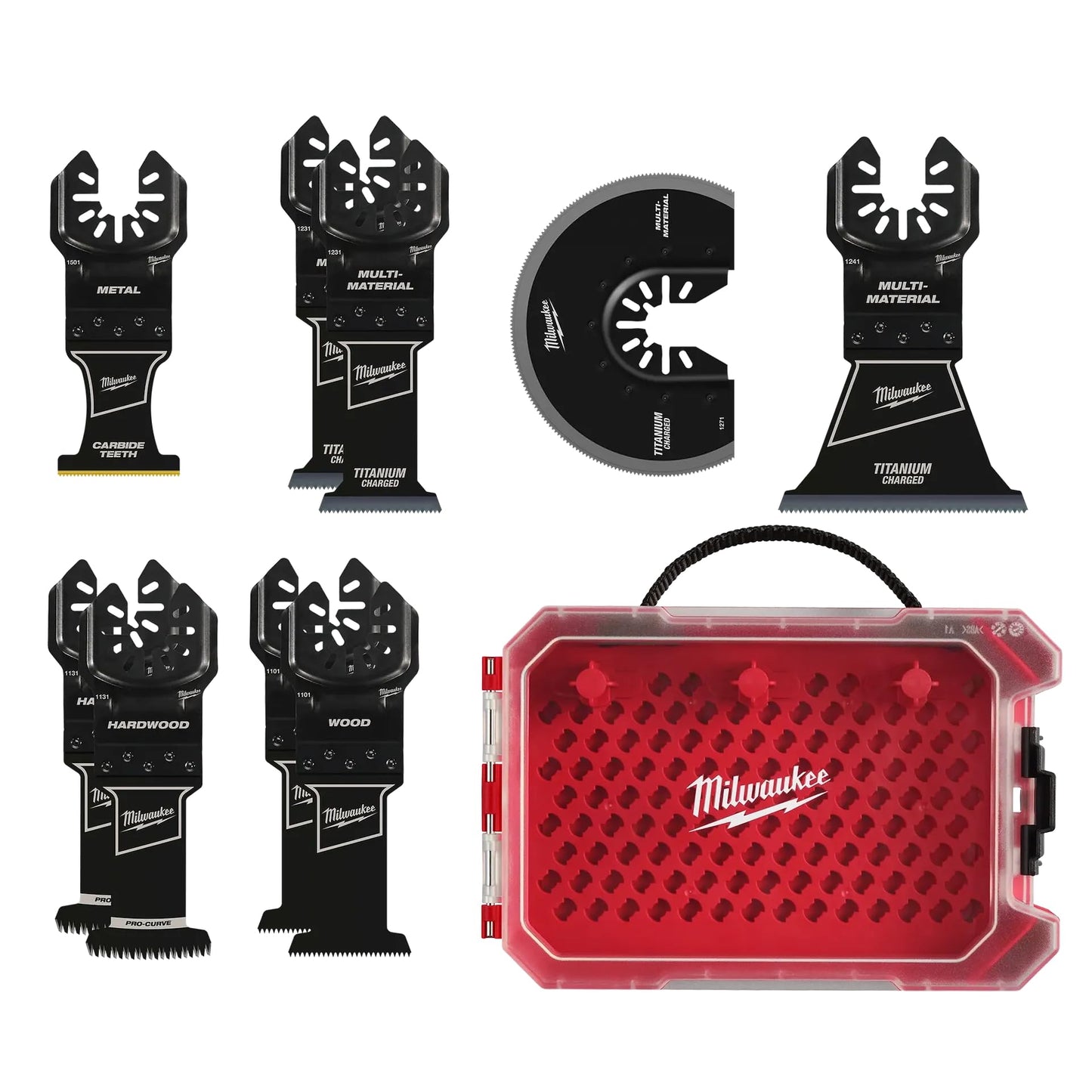 Milwaukee Electric - Open-LOK 9PC Multi-Tool Blade KIT