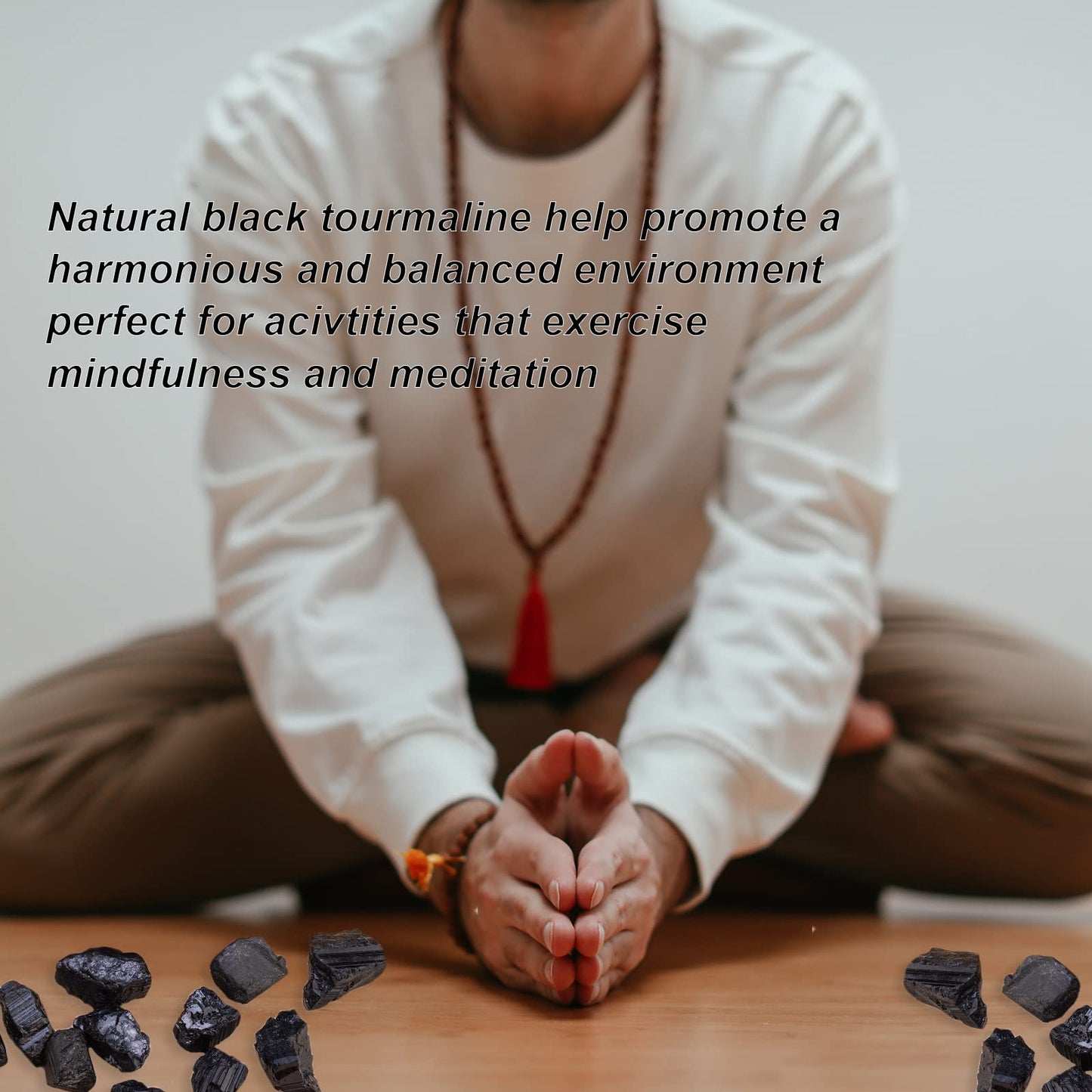 Apengshi Natural Black Tourmaline Raw Stone 0.97lb（440g） Bulk Rough Natural Reiki Energy Purification Negative Energy Healing Crystal Chakra Balance Spiritual Gift