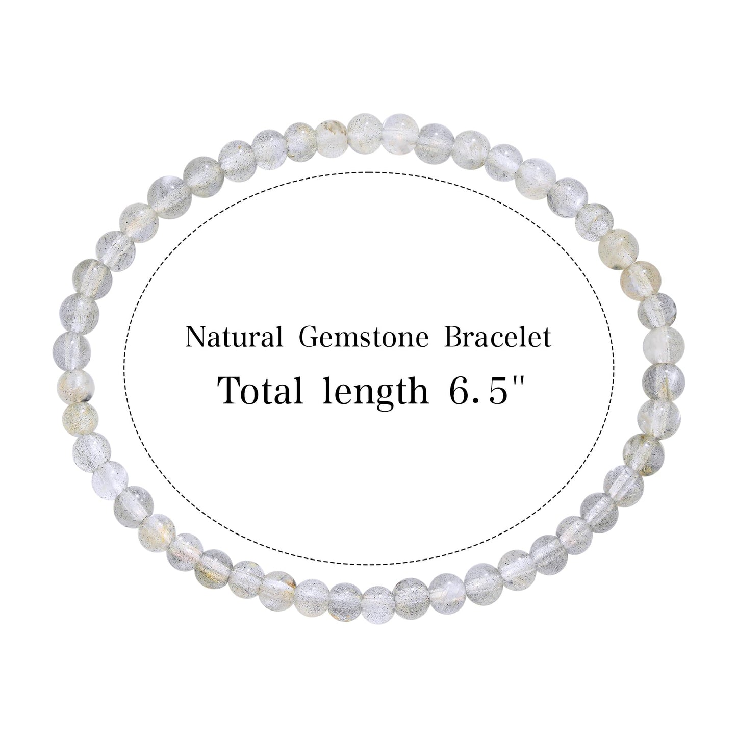 Treasure Bender Anxiety Relief Bracelets for Women - Crystals and Healing Stones Kalm Bracelet Menopause, Anxiety Relief Items Bracelet Jewelry Valentines Gifts for Women Men (Moonstone)