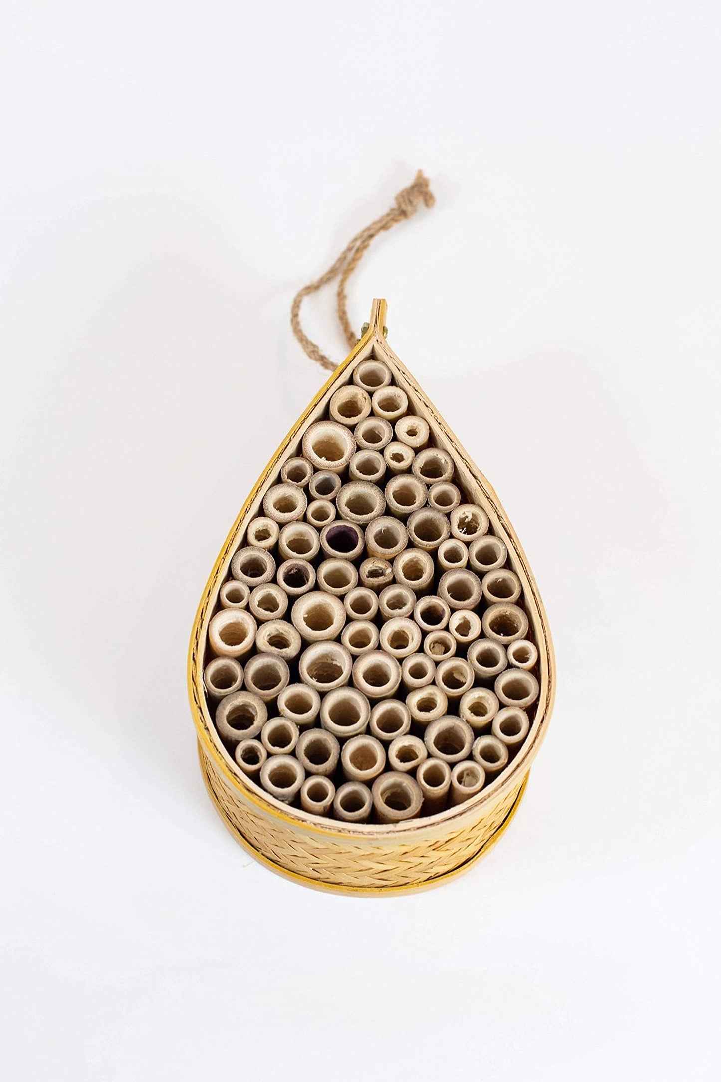 SunVara Wild Pollinator Mason Bee Habitat | Garden Bee House | Hanging Bee House Pack 2