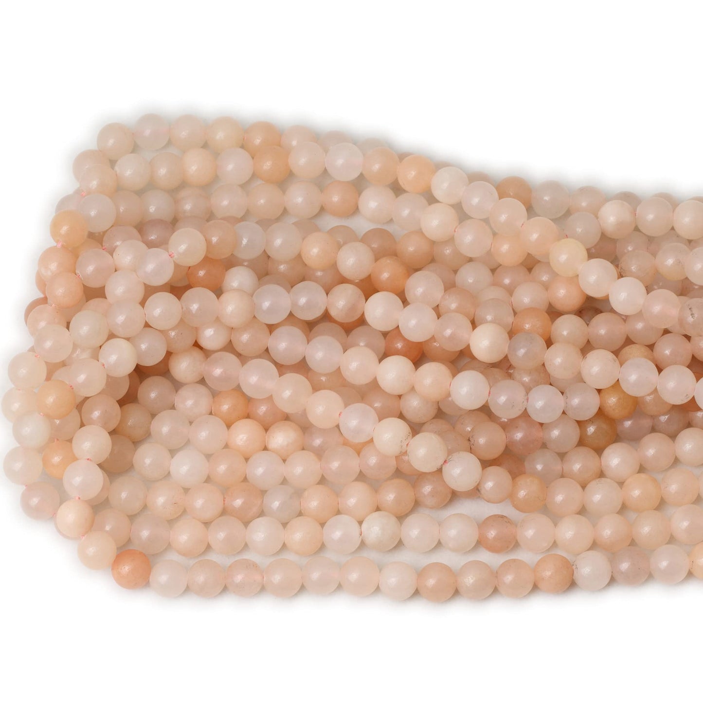 CHEAVIAN 45PCS 8mm Natural Pink Aventurine Gemstone Round Loose Beads Stone Beads for Jewelry Making DIY Findings 1 Strand 15"