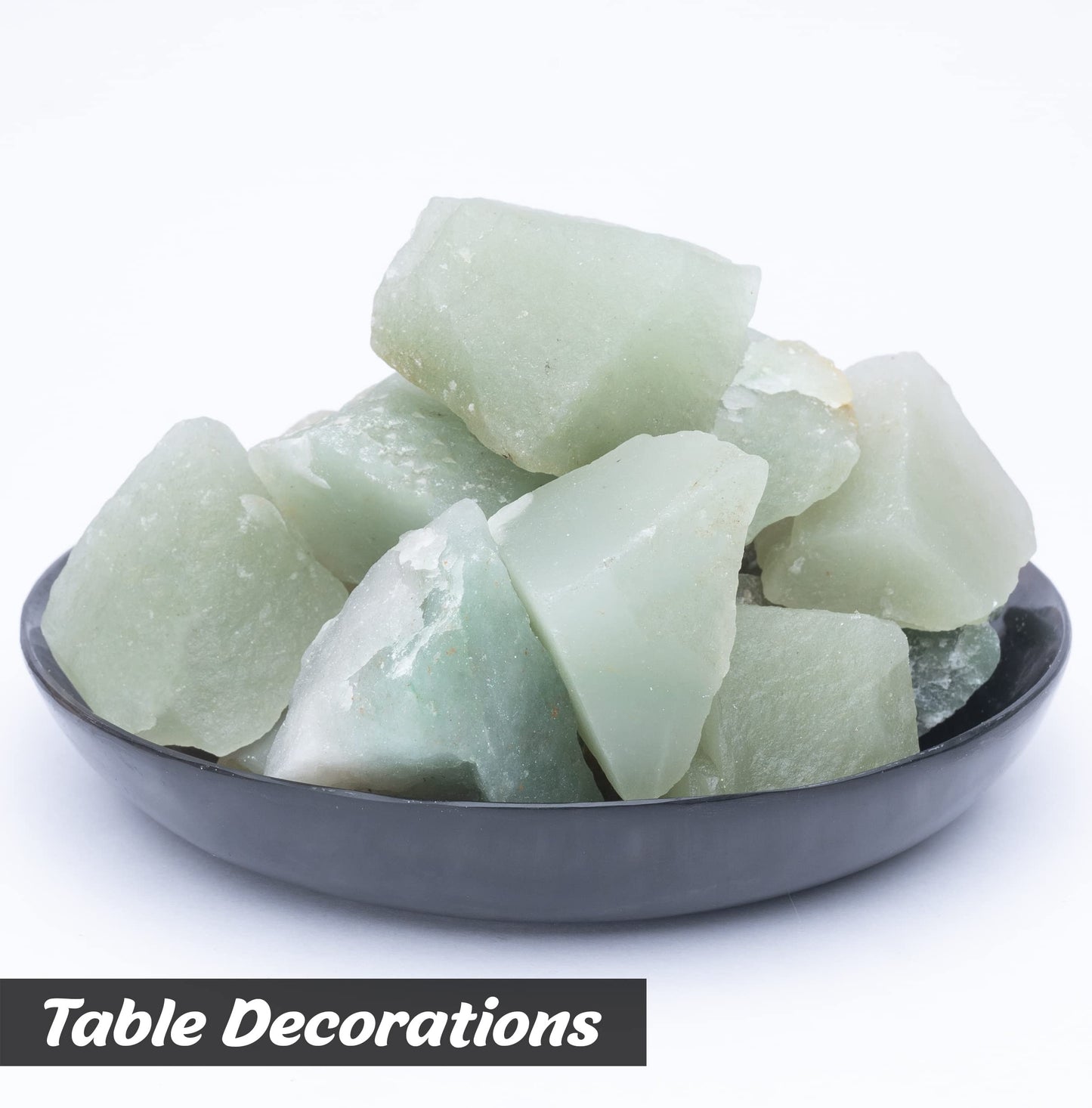Green Jade Rough Gemstones For Jewelry Making, Raw Stones and Crystals Bulk, Tumbling Bulk, Polishing, Cabbing, Lapidary, Fountain Rocks, Decoration, Wire Wrapping, Gem Mining, Reiki Healing 1 lb