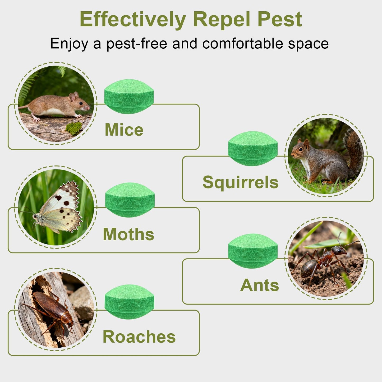 Rodent Repellent Balls 28 Pack, Mouse Repellent for Indoor & Outdoor Use, Long-Lasting Protection for Kitchen, Garden, and Home, Safe for Family and Pet