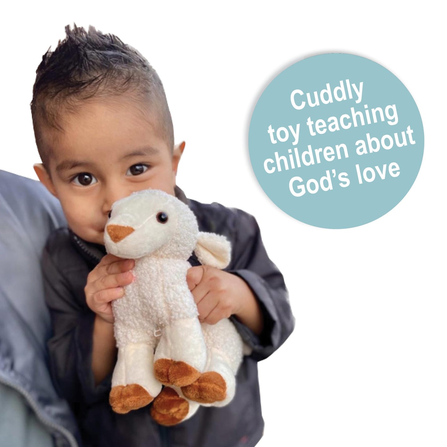 Kulumi My Little Lamb - Singing Lamb w/Audio Bible, Stories and Songs (3+), Musical Stuffed Animal for Baby – Christian Toy for Children to Help Sleep & Memorize The Bible – Ideal Gift for Kids