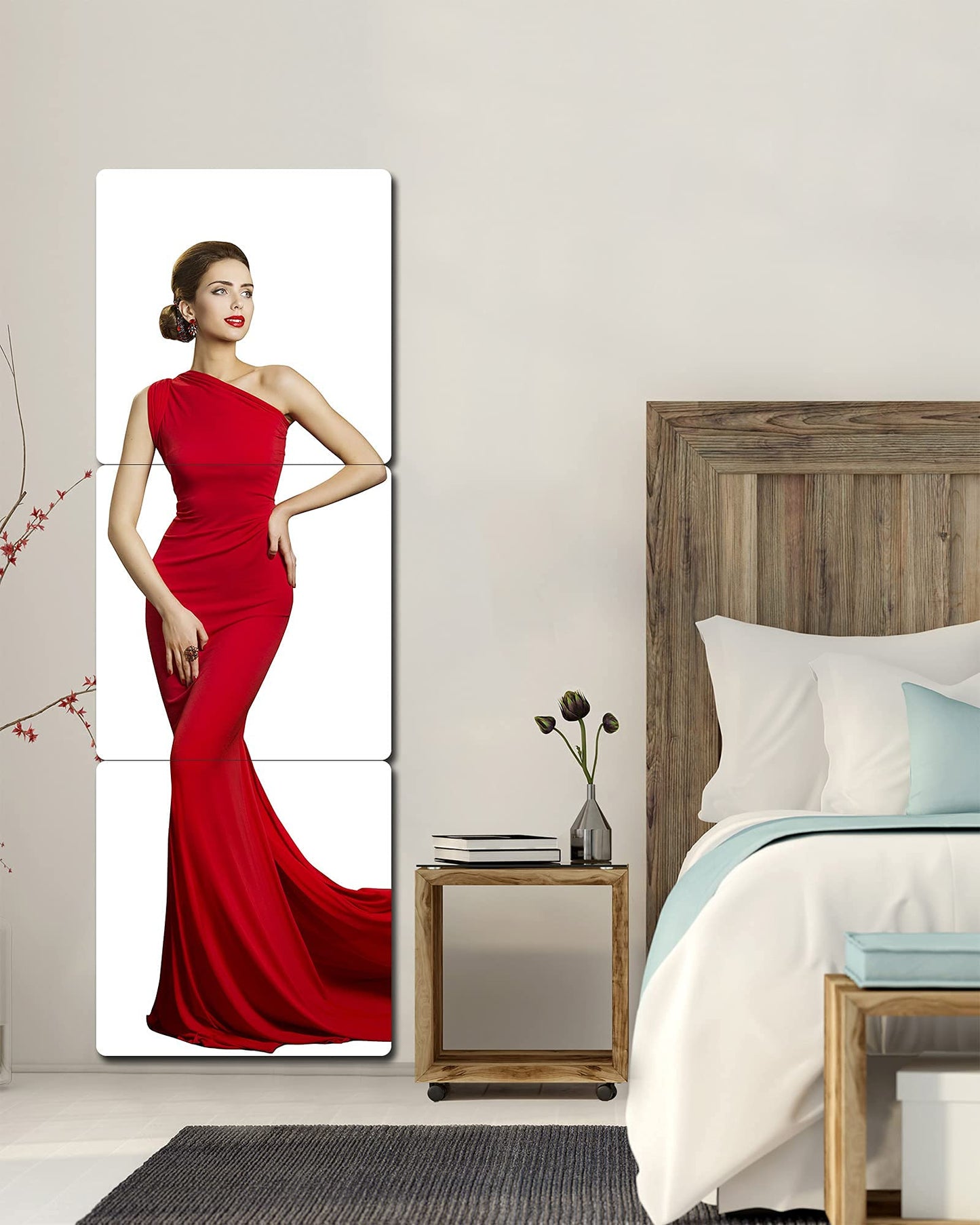 Unbreakable Acrylic Full Length Mirror for Wall Mounted, Full Body Mirror for Kids, Plastic Safe Shatterproof, Extra Thick 1/8", 12" x 12" x 4 PCS, Workout Mirrors for Home Gym, Bedroom Over The Door