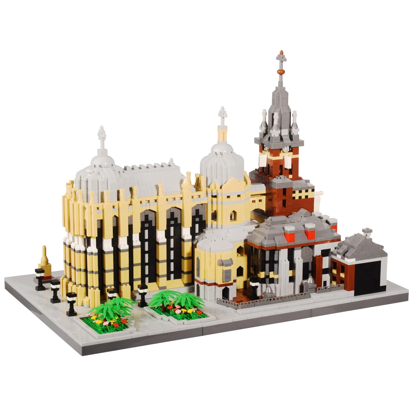 KLMEi World Famous Architecture Micro Building Blocks Set 6650PCS - Germany Aachen Cathedral DIY Collectible Model for Lovers, Adults or Teens Ages of 14+, in Living Room or Office Decorative Items