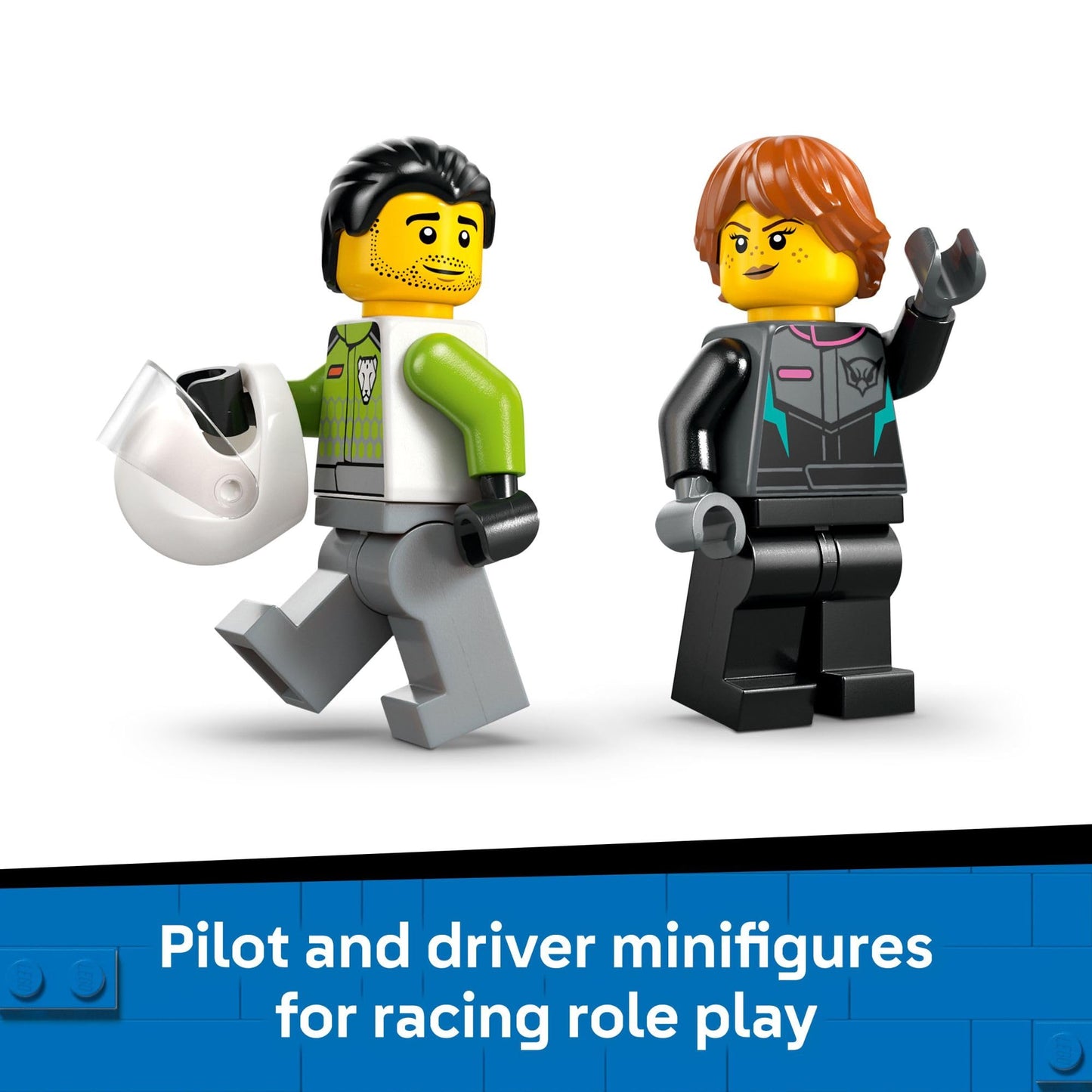 LEGO City Jet vs. Car Building Toys for Kids - Vehicle Sets for Boys & Girls, Ages 6+ - Gift for Birthdays - Toy Car & Jet W/Driver & Pilot Minifigures - 60489
