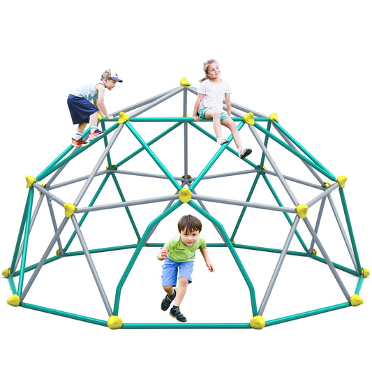 Merax 13FT Climbing Dome, Outdoor Dome Climber for Kids 3-10 Supporting 1000 lbs, Easy Assembly Playground Jungle Gym Backyard Play Equipment