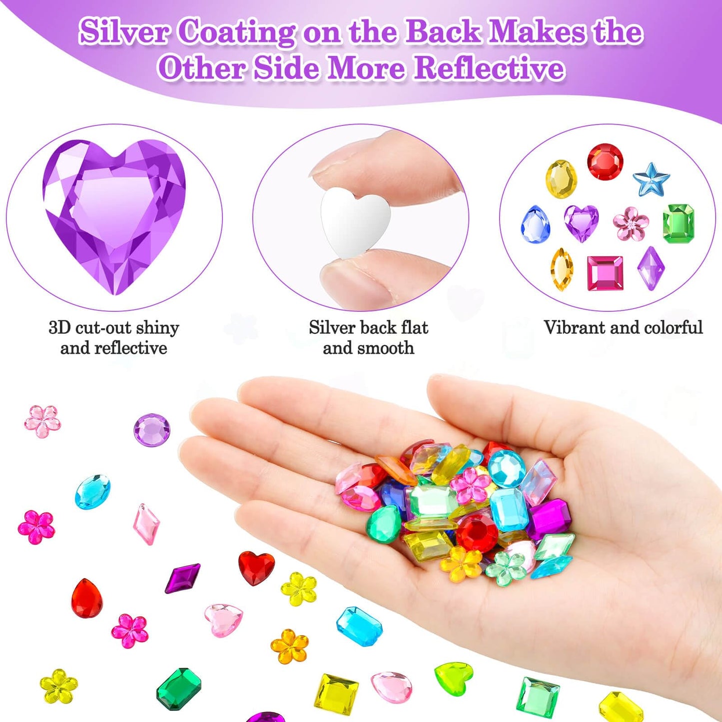 anezus 400Pcs Jewels for Bedazzling with 2 Pack B7000 Jewelry Glue, Flat Back Craft Gems Rhinestones for Clothing, Sequins Rhinestones Gemstones for Fabric, Craft, Decoration