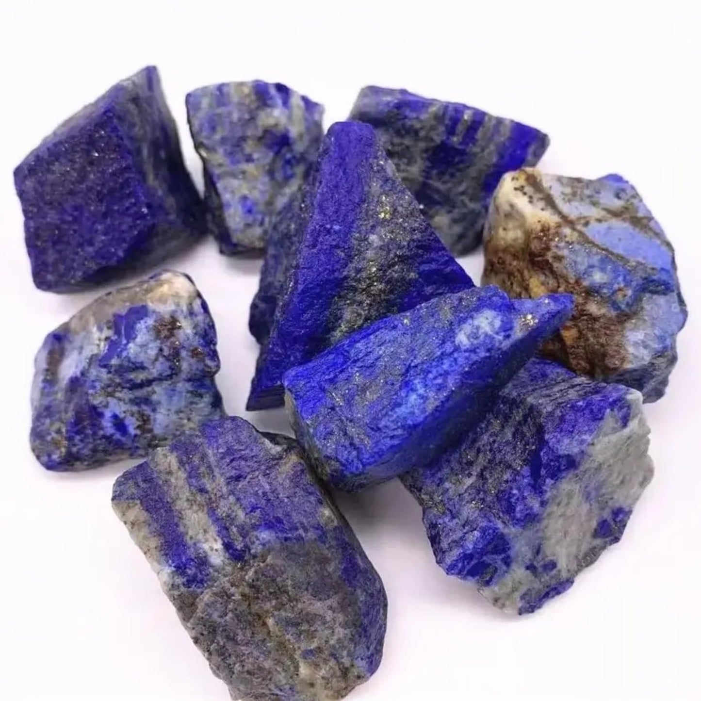 YOUNAIERZX 1LB Natural Afghanistan Lapis Lazuli Stone Rough Gemstone High Quality Raw Crystal for Spiritual Healing and Energy Work