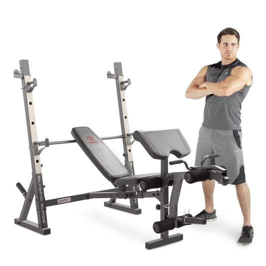 Marcy Olympic Weight Bench for Full-Body Workout MD-857