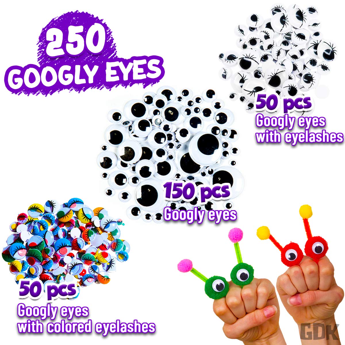 GoodyKing Arts and Crafts Supplies for Kids - 1170Pcs+ Craft Art Supply Kit for Toddlers Kids Craft Supplies & Materials Age 4 5 6 7 8 9 - Christmas D.I.Y. Crafting School Supplies