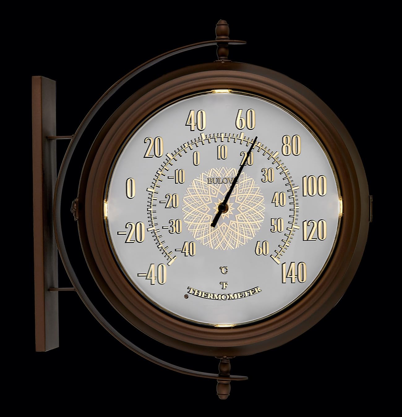 Town Crier Double Sided Outdoor Clock by Bulova