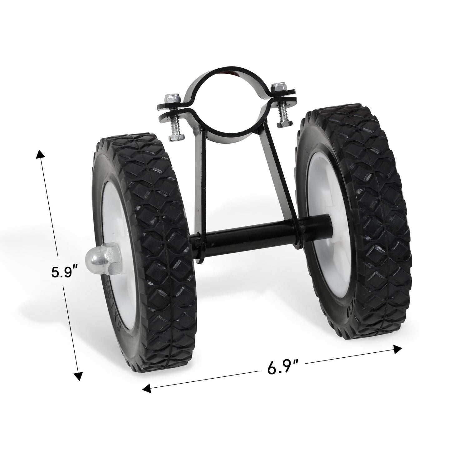 SUNCREAT Hammock Wheel Kit for Hammock Stand, Weather Resistant Portable Universal Stand Wheel for Outdoor Use, Black
