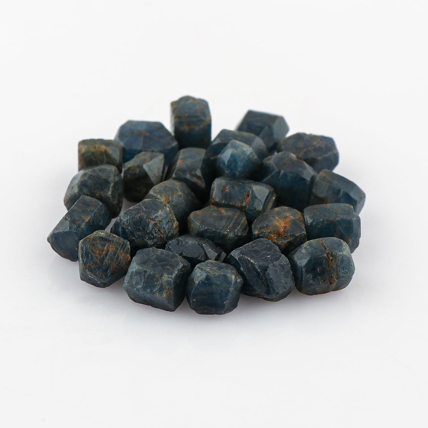 CRYSTALINES 50cts, Wholesale Natural Raw Blue Sapphire Gemstone, Untreated Rough Stones, Bulk Loose Supplies for Jewelry Making, Healing Crystals, September Birthstone, Gem Collection, 15-18pcs
