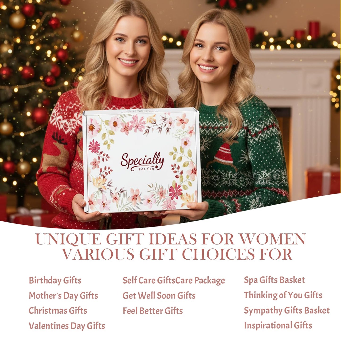 Hychipet 2026 Idea for Women Teen Girl-Regalos de Cumpleaños para Mujer Self Care Gifts for Women- Hug in a Box Get Well Soon Gifts Basket- Relaxation Gifts with Blanket Gifts