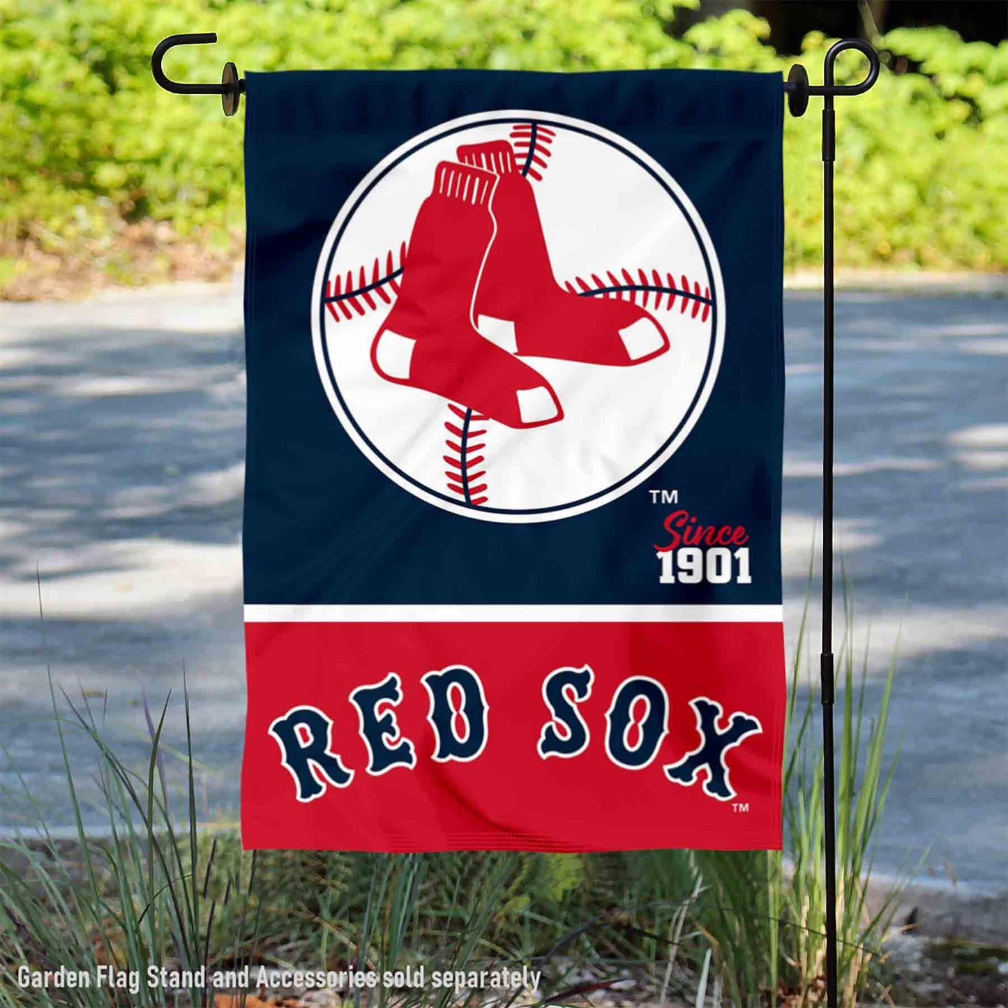 WinCraft Boston Red Sox Retro Vintage Throwback Double Sided Garden Flag