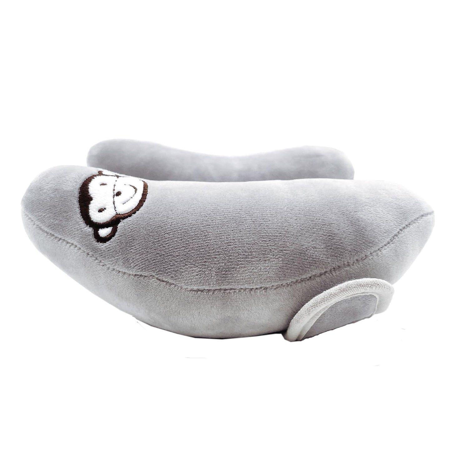 StoHua Baby Travel Pillow, Adjustable Head Neck Pillow for Infant Car Seat, Stroller Headrest Pillow for Infants, Banana Travel Headrest Pillow, Comfortble Toddler Neck Pillows for Pushchair, Gray