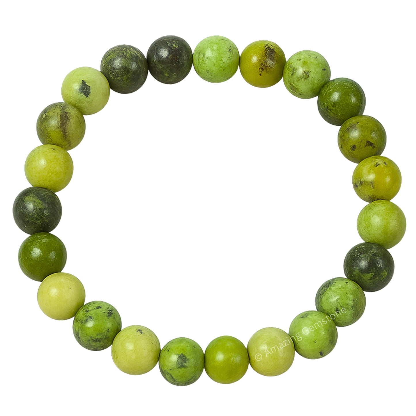Amazing Gemstone Crystal Bracelet for Women Men's Gifts - Protection Healing Crystal Bracelet - 8mm Gemstone Beaded Stretchable Bracelet Pulseras Para Hombres Mujer Stocking Stuffers Mothers Day Gift (Chrysoprase)