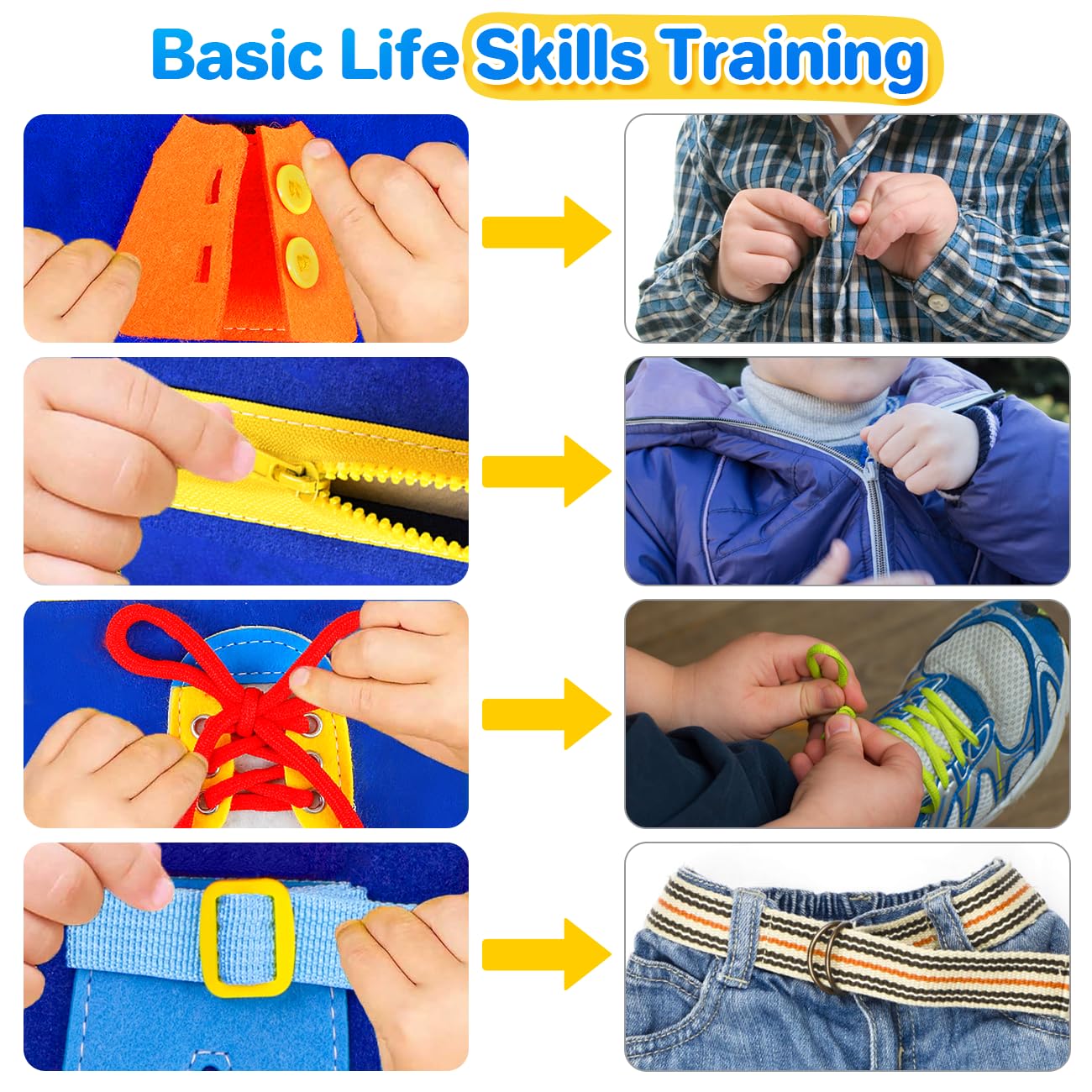 SYHLN Toddler Montessori Busy Board Toys for Little Boy Gifts: Educational Preschool Learning Travel Toys, Busy Book Learning Sensory Toys for Toddler Boys, Boys Dinosaur Christmas Birthday Gifts