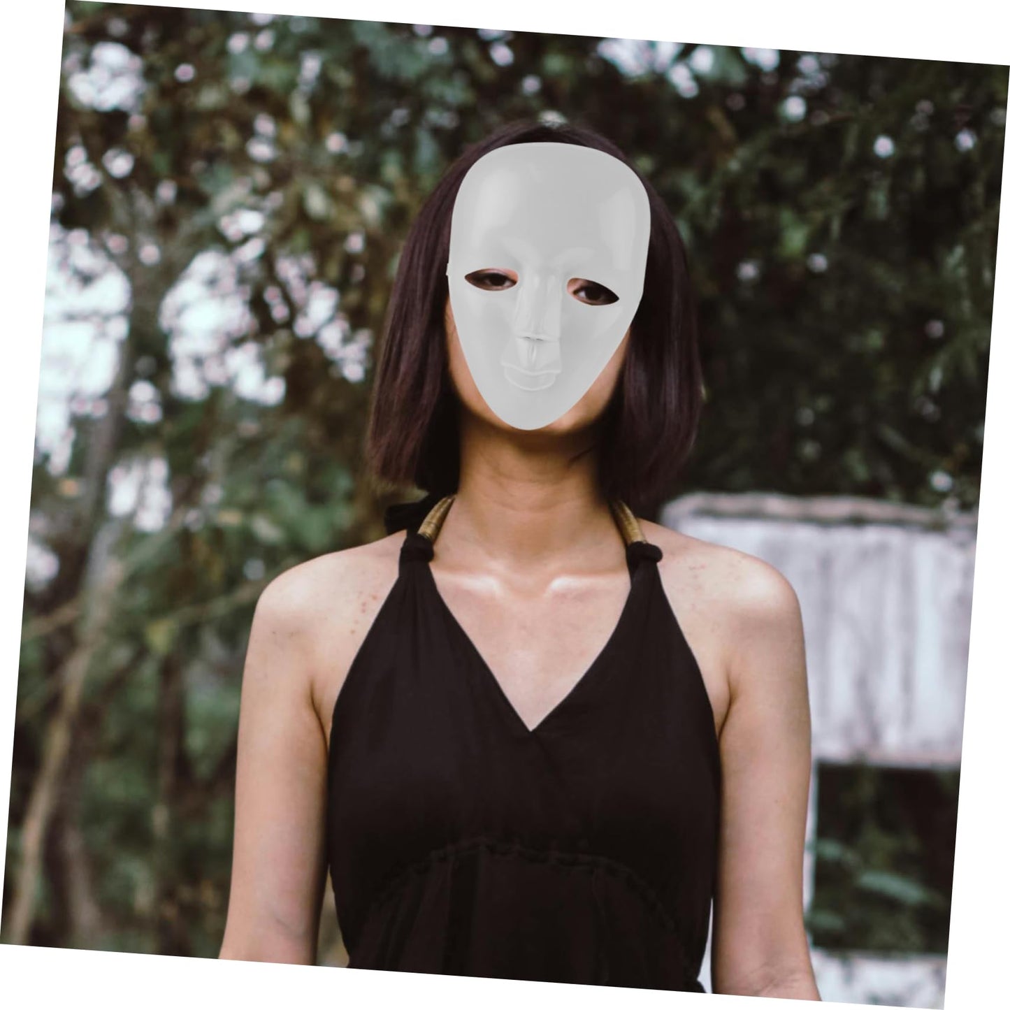 TOYANDONA 6 pcs DIY Blank Full Face Masks for Painting Sturdy Plastic Cosplay Props for Masquerade Costume Party and Role Playing Unpainted Craft Masks for Creative Decoration