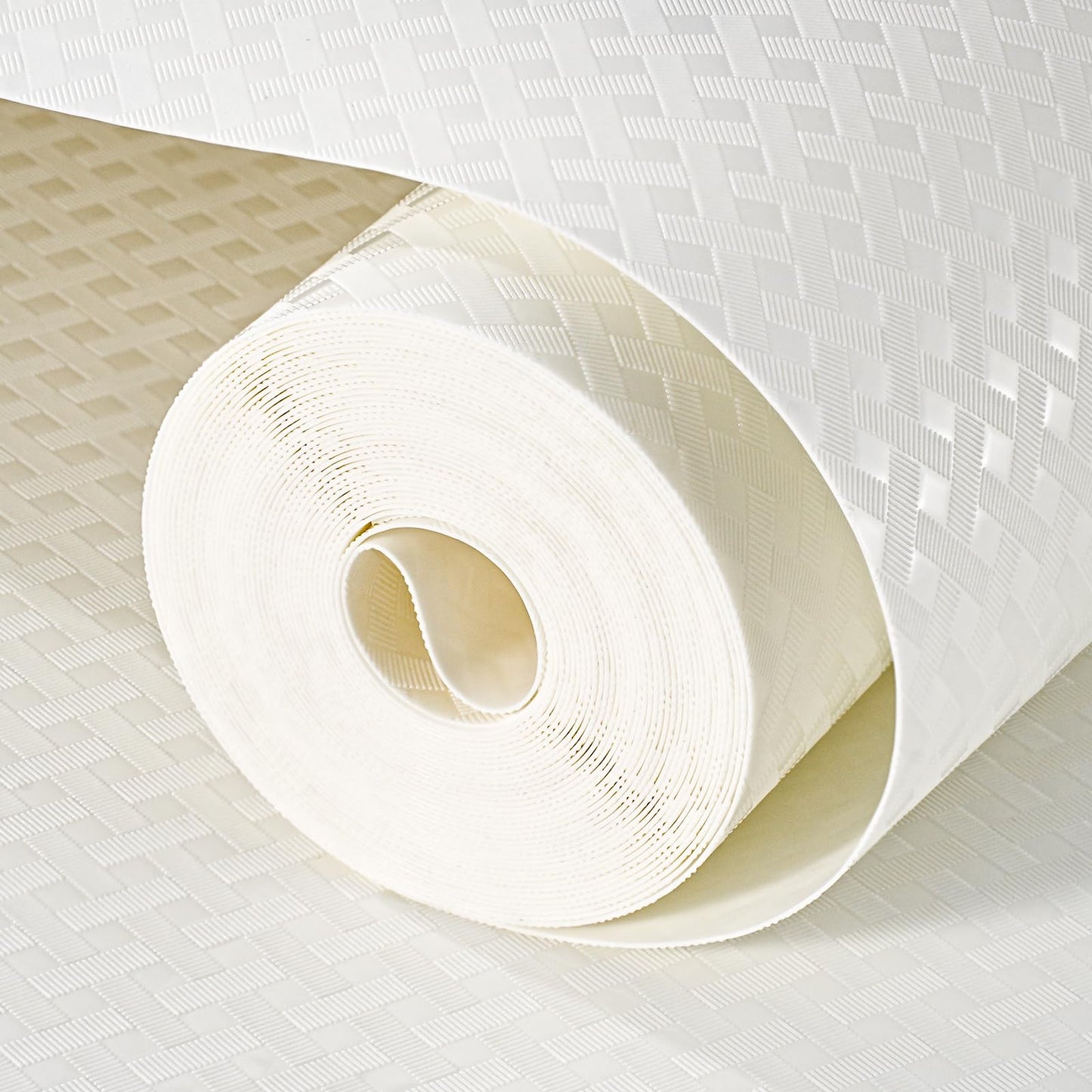 Shelf and Drawer Liner for Kitchen Cabinet, Non-Adhesive 12in x 240in Waterproof Contact Paper Refrigerator Liners Thickened Durable EVA Material Non Slip Mat for Dresser Cupboard Pantry Protector