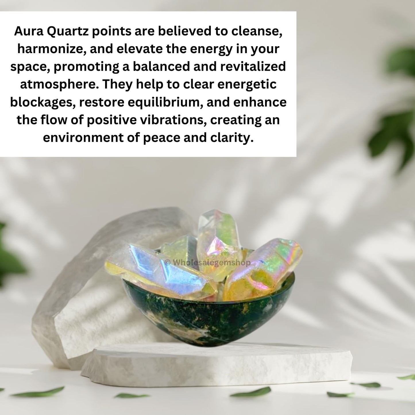 GEMSCITE 2 Pieces Angel Aura Quartz Pencil Points Raw Rough Rock Crystals and Healing Stones, Natural Rocks for Tumbling and DIY Raw Stones and Crystals
