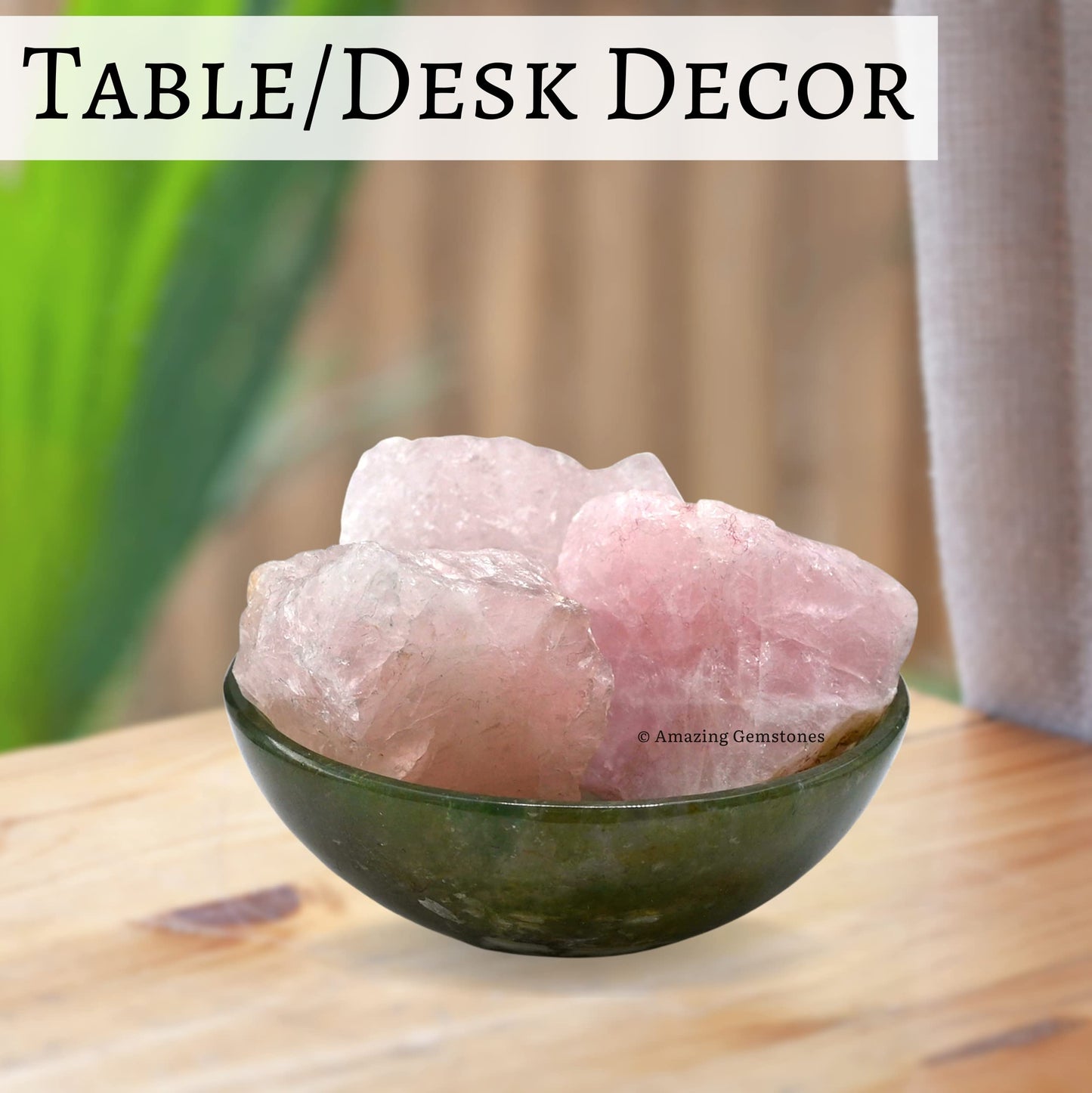 Amazing Gemstone Rose Quartz Raw Crystals and Healing Stones, Natural Rocks for Tumbling and DIY Raw Stones and Crystals (1 lb)