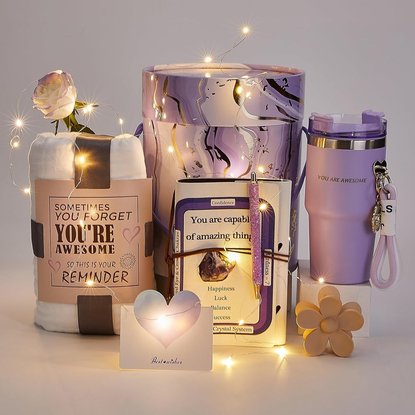 Self Care Gifts for Women, Get Well Gifts, Sympathy Gift Baskets, Care Package for Women, Spa Gifts Basket for Women, Thinking of You, Encouragement Sending Hug Gift