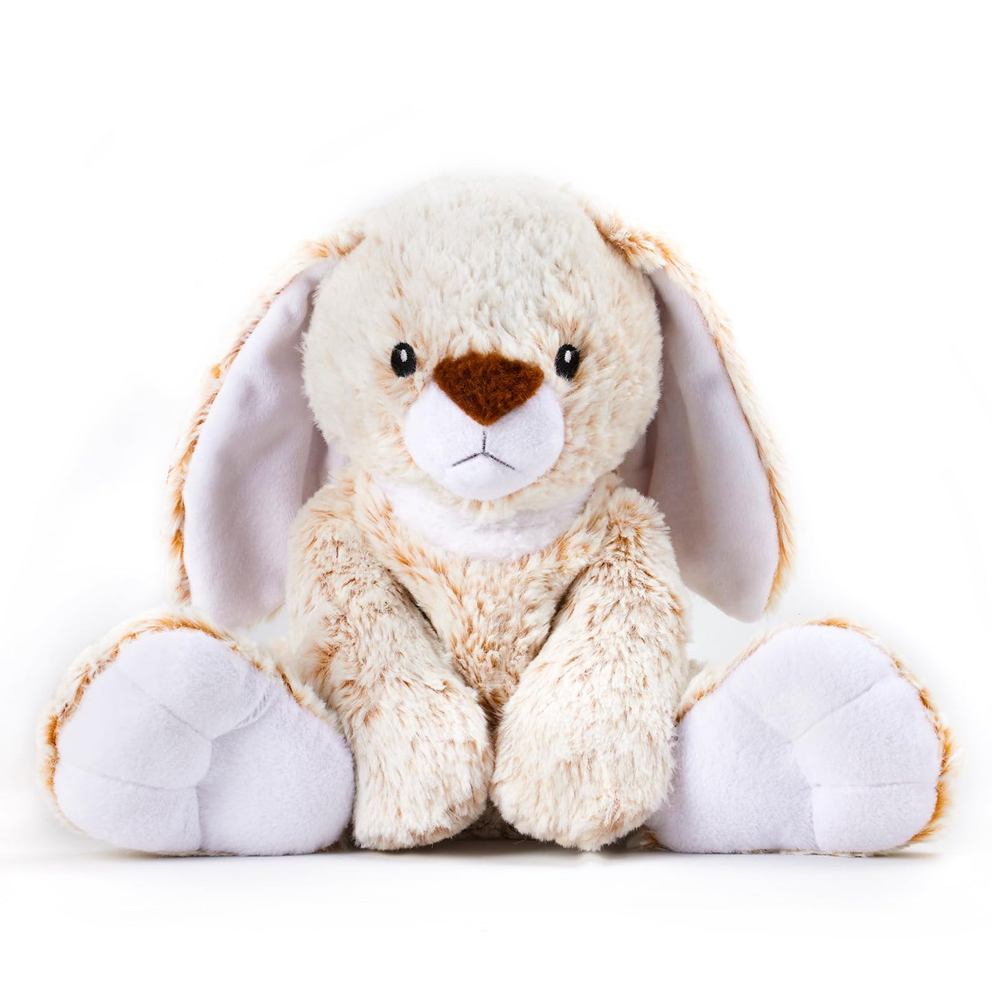 LURKOMEMO Bunny Microwavable Weighted Stuffed Animals,Heating Pad Animal for Period Cramps&Pain,Lavender Scented Heatable&Coolable Bunny Plushies Toy for Stress Relief,Gifts for Girls Kids Women