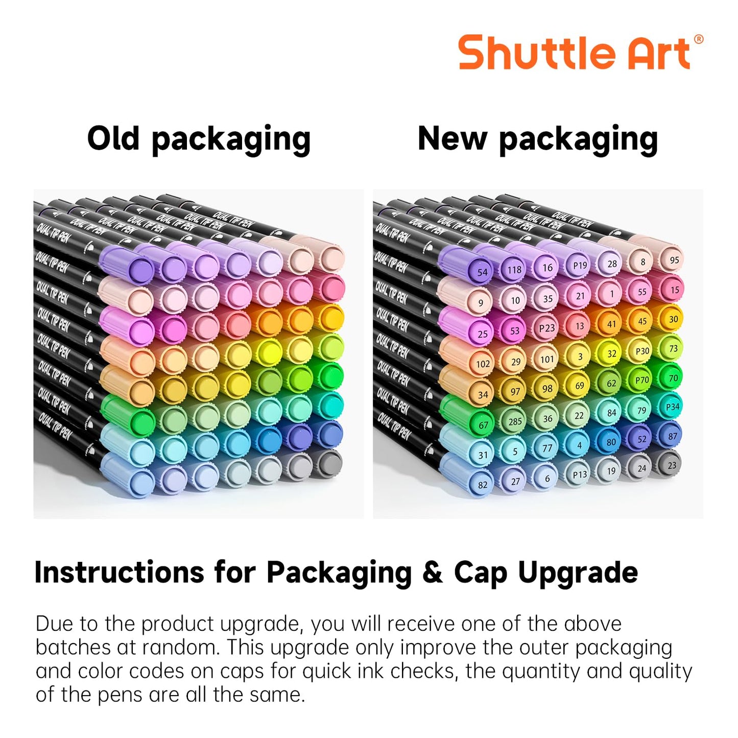 Shuttle Art Pastel Brush Pens, 56 Pastel Colouring Pens, Dual Tip Brush Markers with Fineliner Tip, Drawing Felt Tip Pens for Adults Colouring Books, Painting Sketching Calligraphy and Journaling