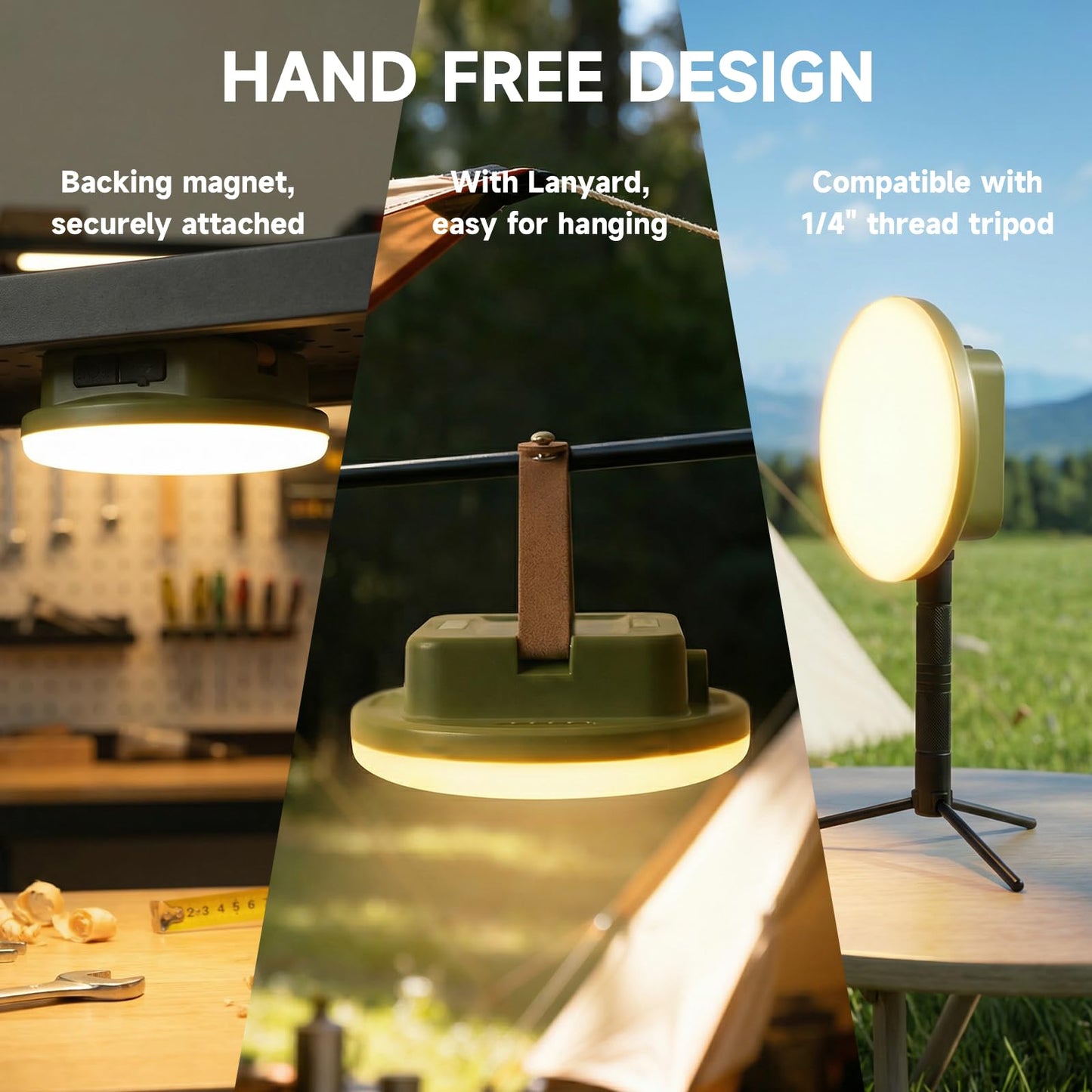 Solar Camping Lantern Rechargeable with Remote, 2400LM LED Tent Light 15000mAh Up to 120HRS Lasting, Outdoor Waterproof Solar Lanterns for Power Outages, Emergency, Camping, Hiking, Green