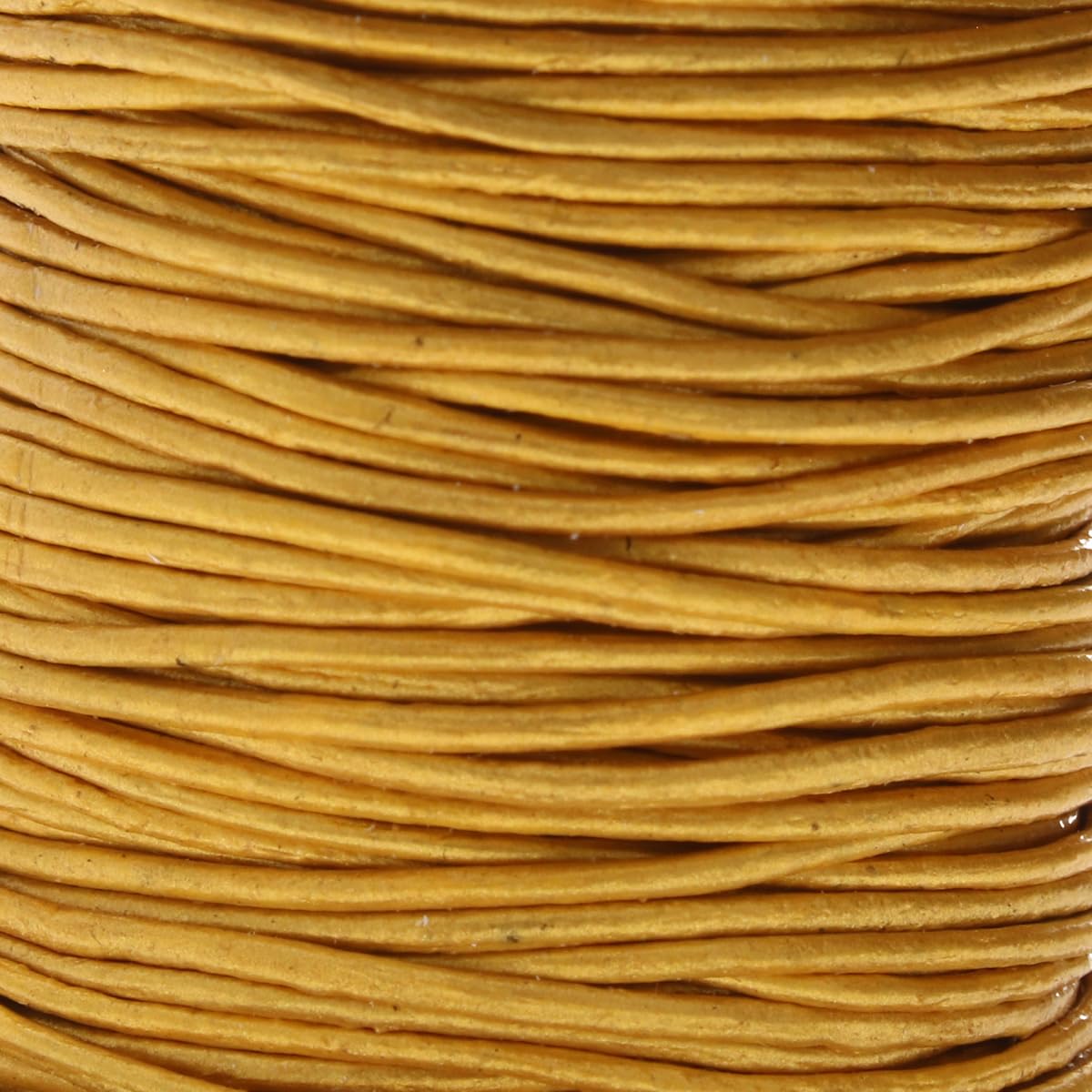 The Beadsmith Leather Cord – Metallic Gold – .5mm Spool – 25 Yards/22.86 Meters – Indian Leather Thong Ideal for Braiding, Beading, Necklaces, Fine Lacing, Hair Accessories & DIY Jewelry Making