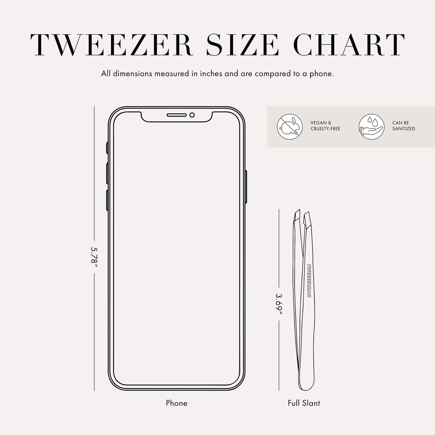 Tweezerman Stainless Steel Point Tweezer - Eyebrow Precision Tweezers, Facial and Ingrown Hair Removal (Midnight Sky)