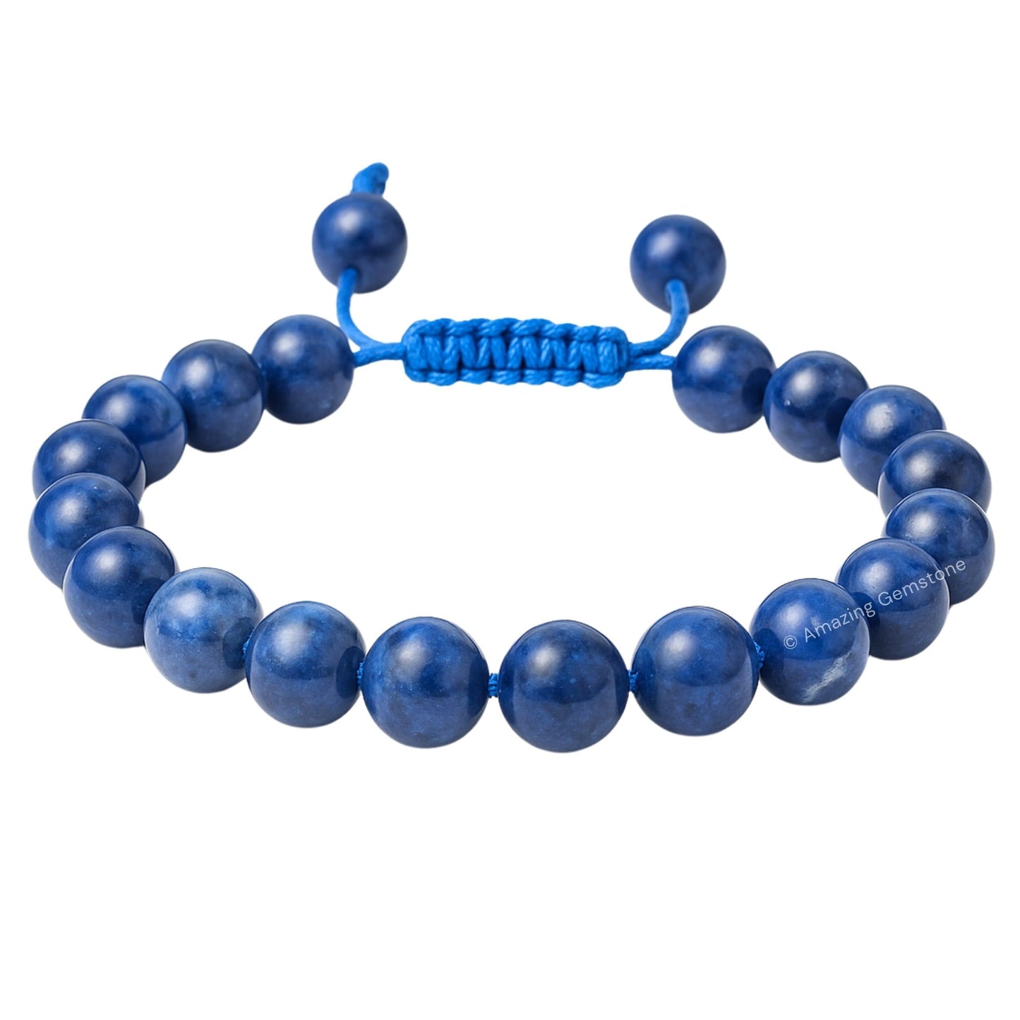 Amazing Gemstone Sodalite Bracelet for Women Men's Gifts - Protection Healing Crystal Bracelet - 8mm Gemstone Beaded Adjustable Bracelet