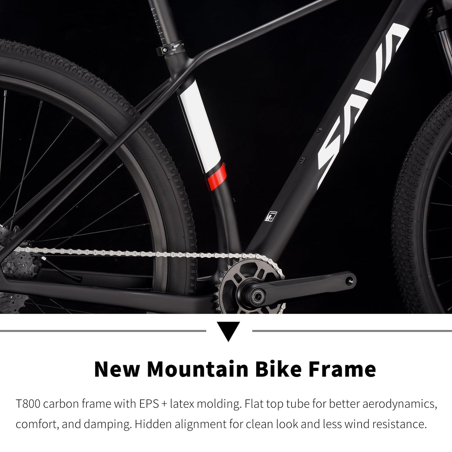 SAVADECK Carbon Fiber MTB with U6000 10 Speed Shift Groupset, Hydraulic Disc Brake with MT200 Break System (Rock Grey, 29 * 17)