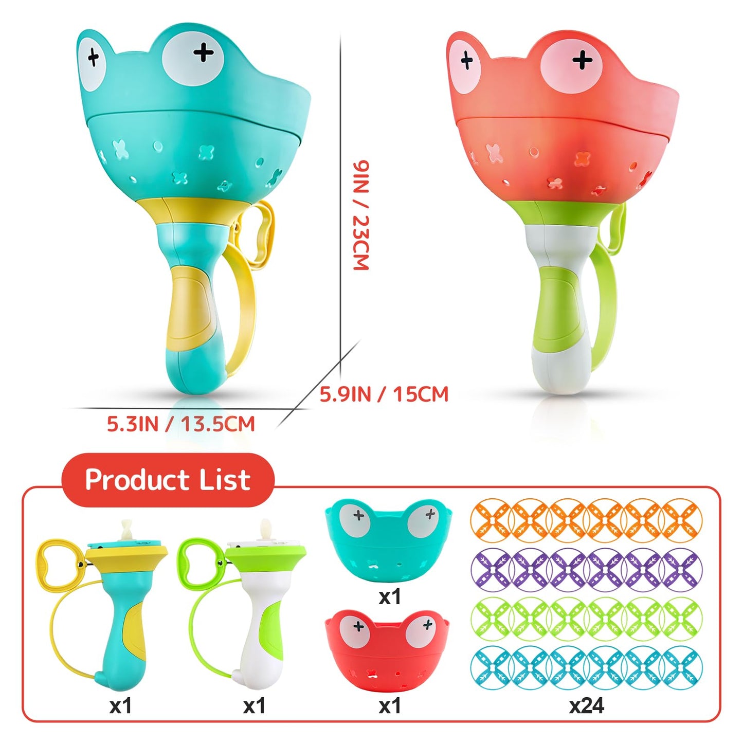 pamexin Outside Toys for Kids Ages 4-8 - Manual Capture Catching Game - Toddler Chasing Toy for Boys & Girls, Ages 3-7 - Outdoor Fun Family Games