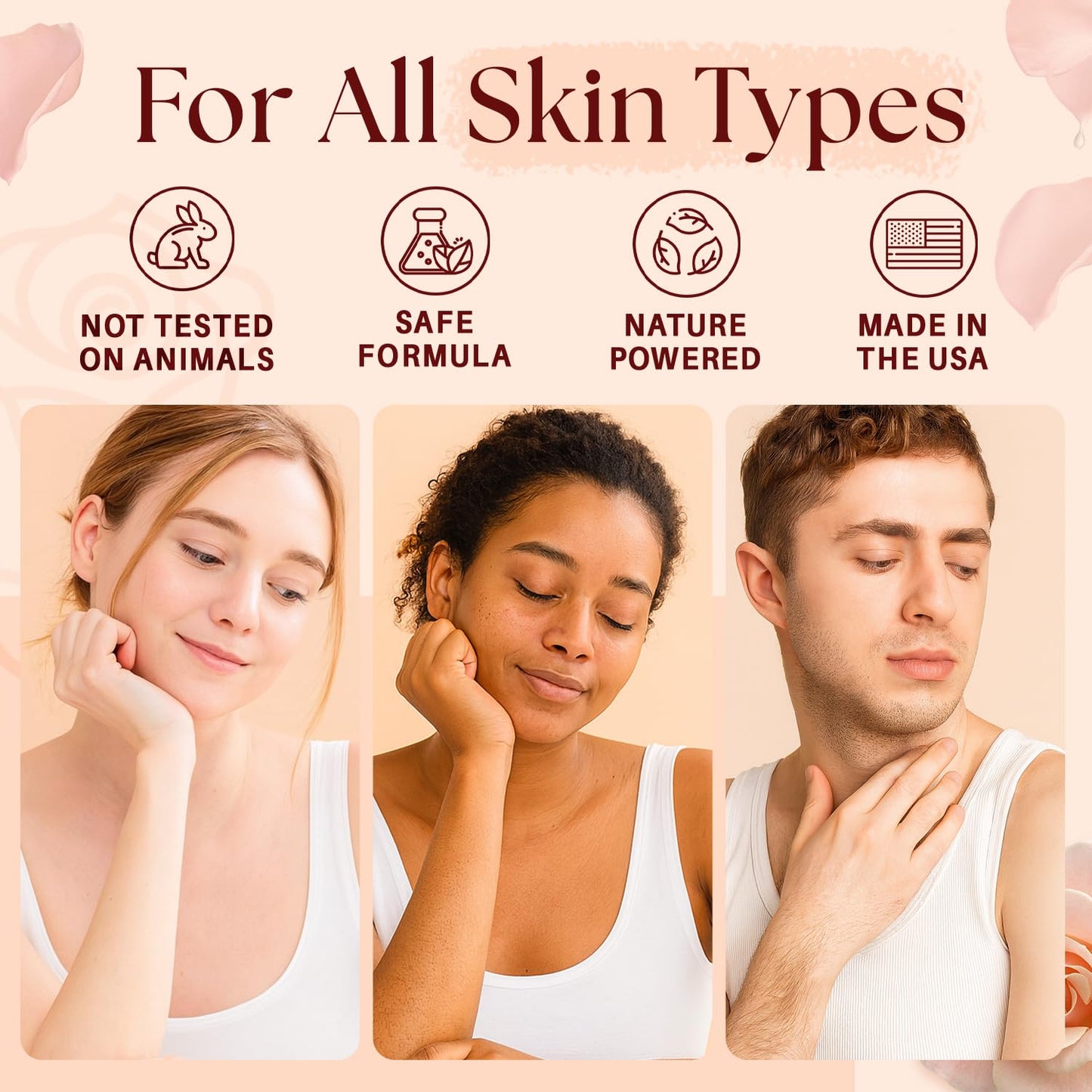 MYSTÉRE BEAUTÉ Himalayan Salt Body Scrub with Collagen & Rose Oil (12 oz) - Exfoliating Scrub for Cellulite, Acne, Scars & Stretch Marks - Deep Cleansing & Moisturizing - Natural Skin Care Gift