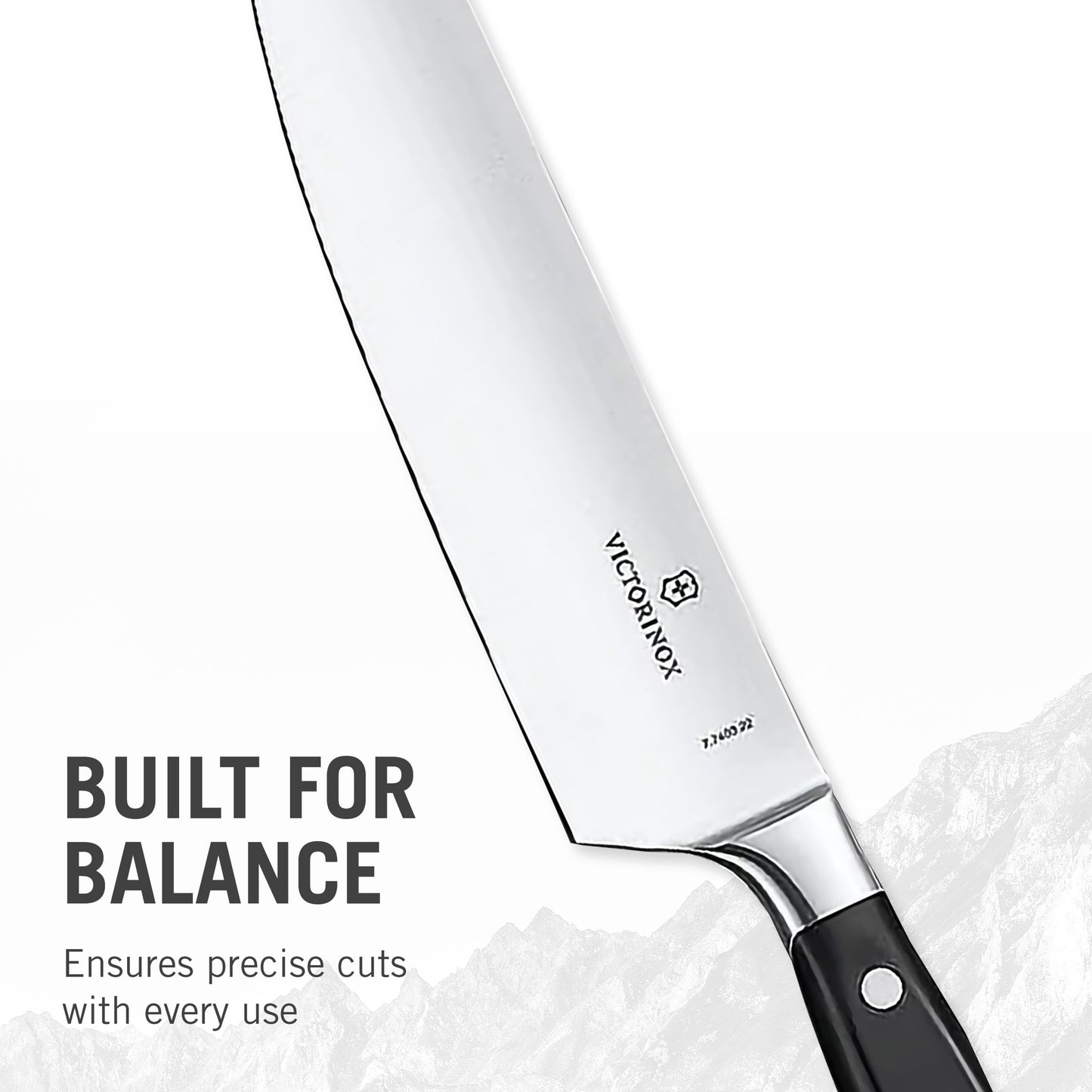 Victorinox Grand Maitre 9 Inch Forged Chef's Knife - Black Handle