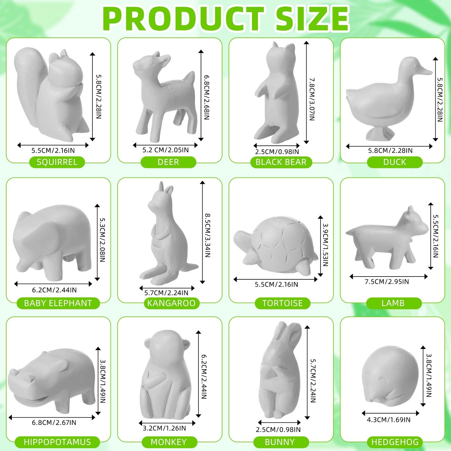 12 Pcs DIY Rock Animal Painting Craft Kits Rocks to Paint Turtle Pet Paint Your Own Resin Stone Paintable Animal Figures Ideal DIY Arts and Crafts Complete Painting Crafts with Paints & Brush