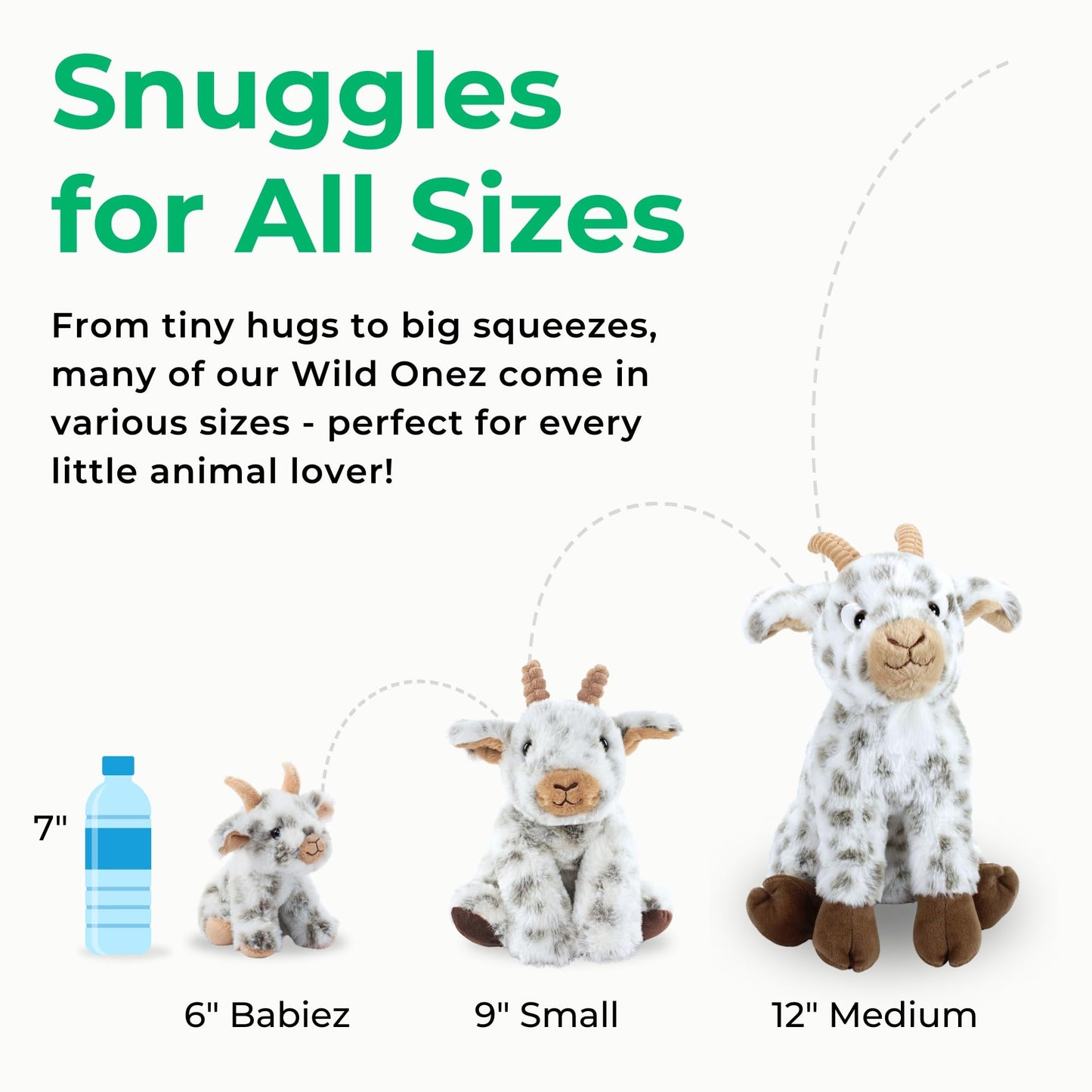 The Petting Zoo Female Orangutan Stuffed Animal Plushie, Gifts for Kids, Wild Onez Wildlife Animals, Orangutan Plush Toy 9 inches