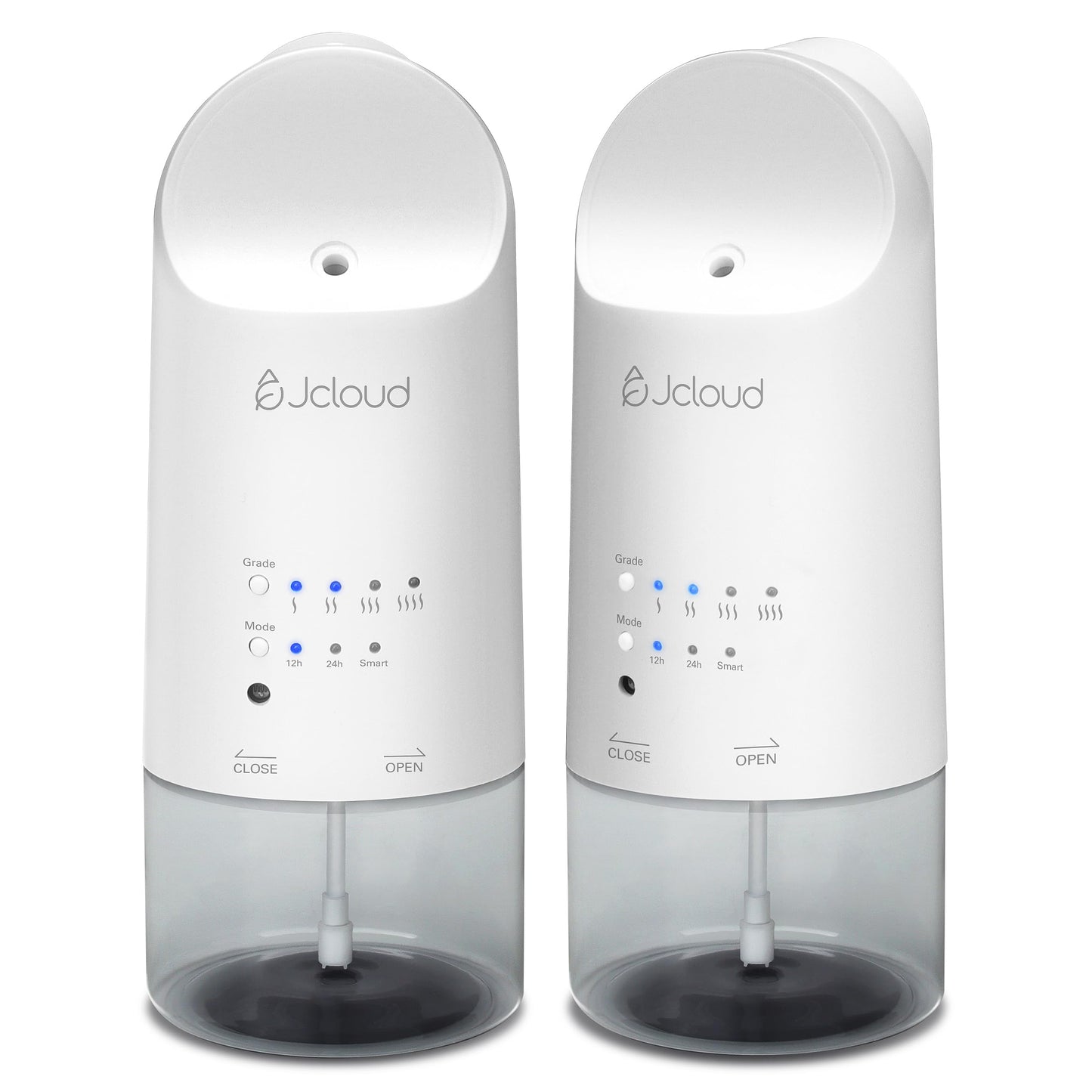 JCLOUD Plug in Diffuser for Essential Oils, 2 Pack Waterless Scent Diffuser Cover Up to 500 Sq. Ft. for Home, Office, Spa – Portable Wall Aromatherapy Device, White